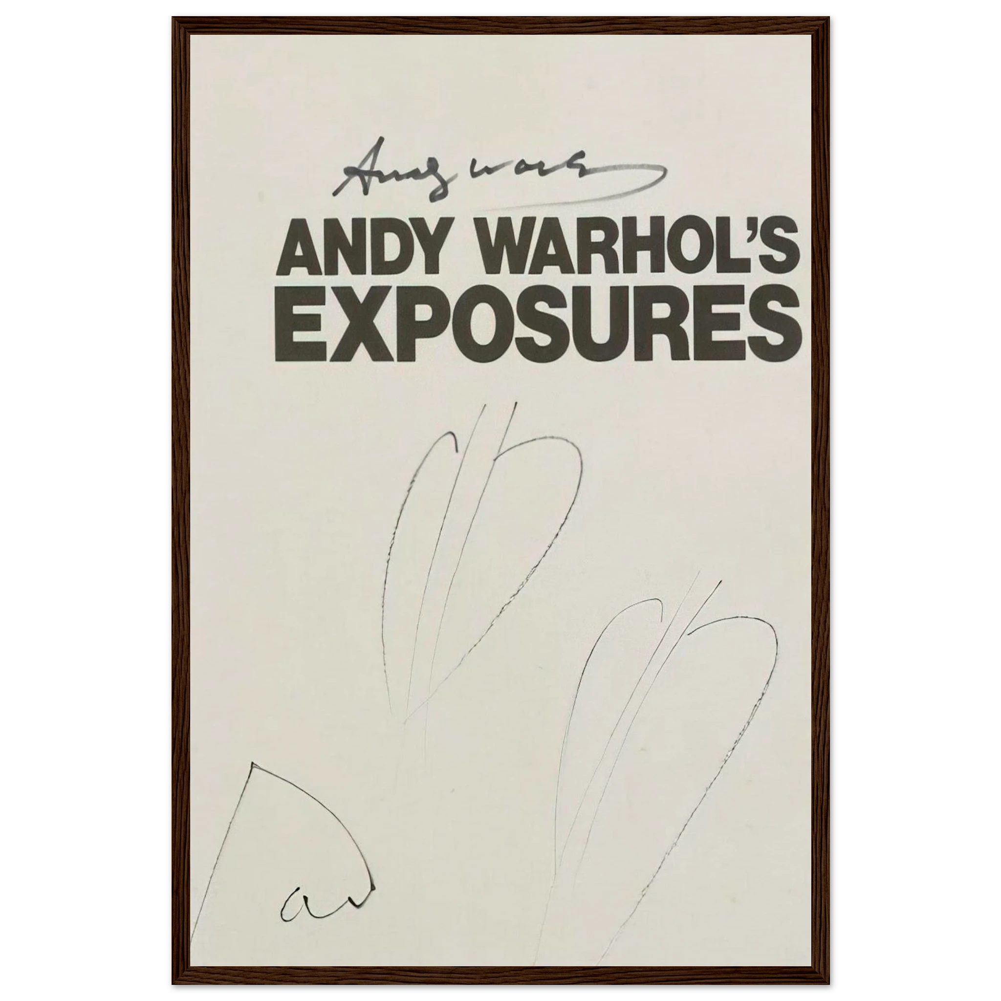 Butterfly Hearths  Andy Warhol's Exposures  Framed Poster | Andy Warhol Framed Prints Wall Art | Andy Warhol Prints