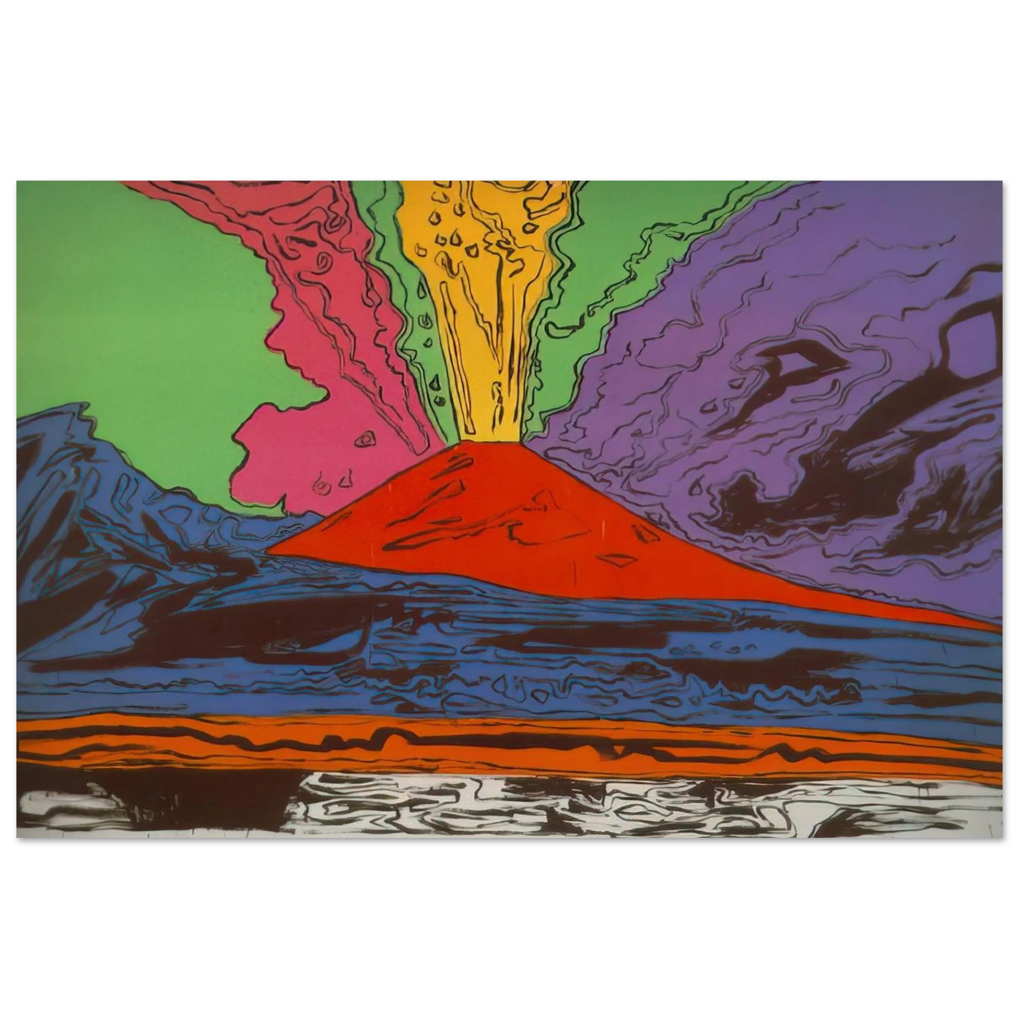 Vesuvius Poster | Andy Warhol Poster | Andy Warhol Prints