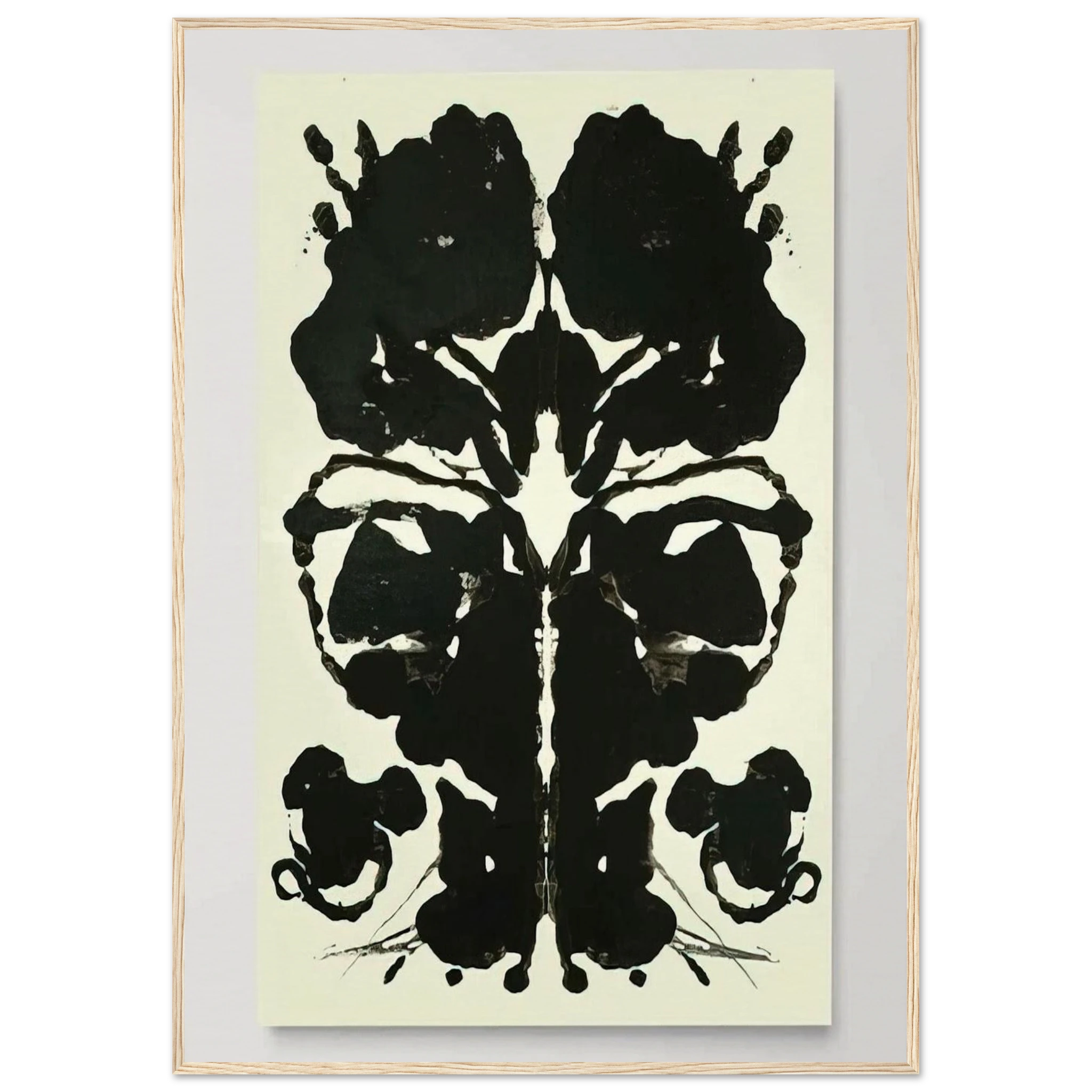 Rorschach Framed Poster | Andy Warhol Framed Prints Wall Art | Andy Warhol Prints