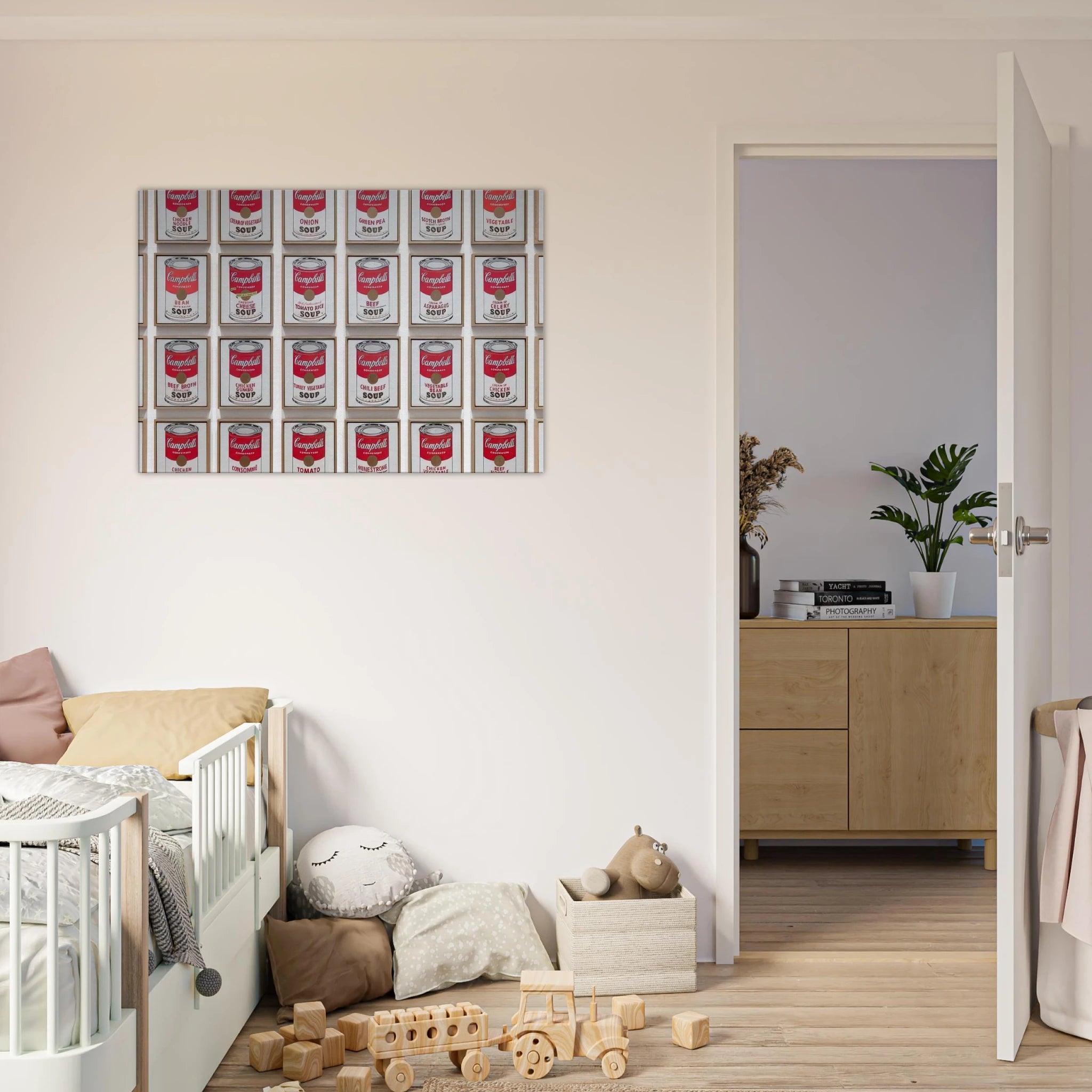 Campbell's Soup Cans Canvas | Andy Warhol Canvas | Andy Warhol Prints