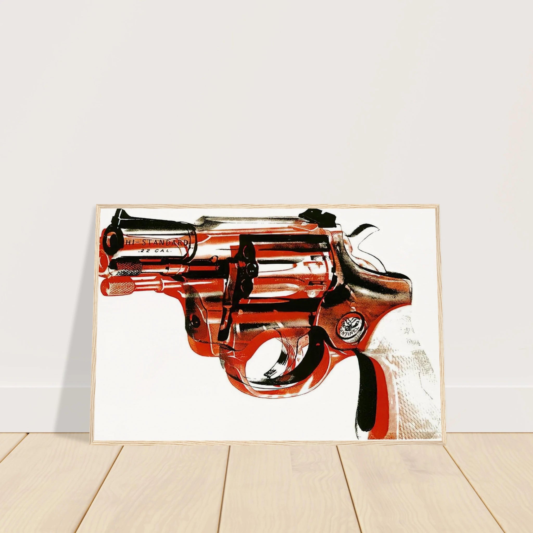 Gun Framed Poster | Andy Warhol Framed Prints Wall Art | Andy Warhol Prints