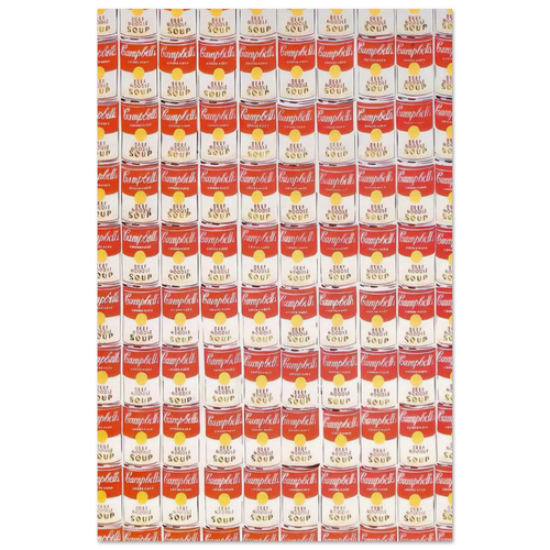 100 Cans Poster | Andy Warhol Poster | Andy Warhol Prints