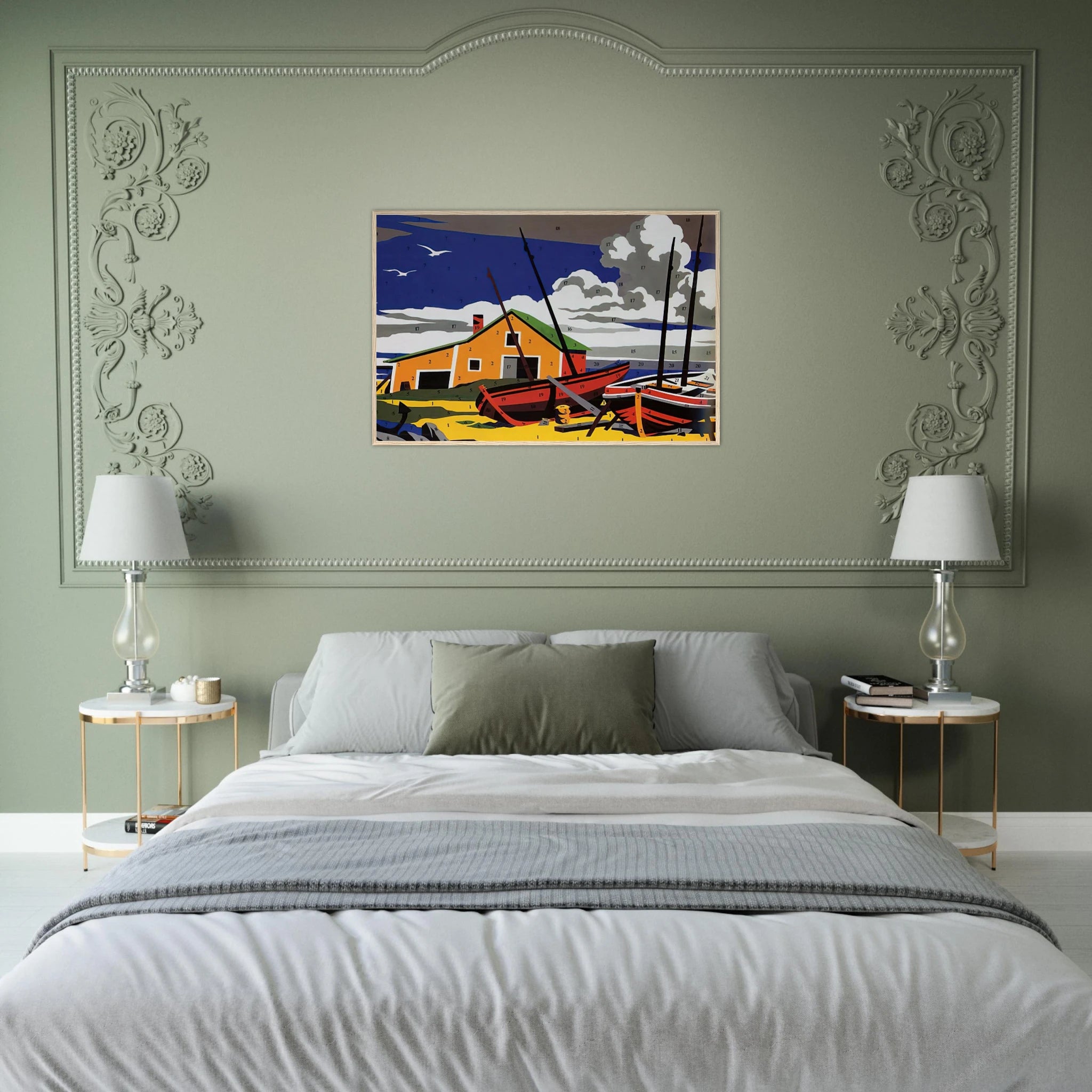 Do It Yourself  Seascape  Framed Poster | Andy Warhol Framed Prints Wall Art | Andy Warhol Prints
