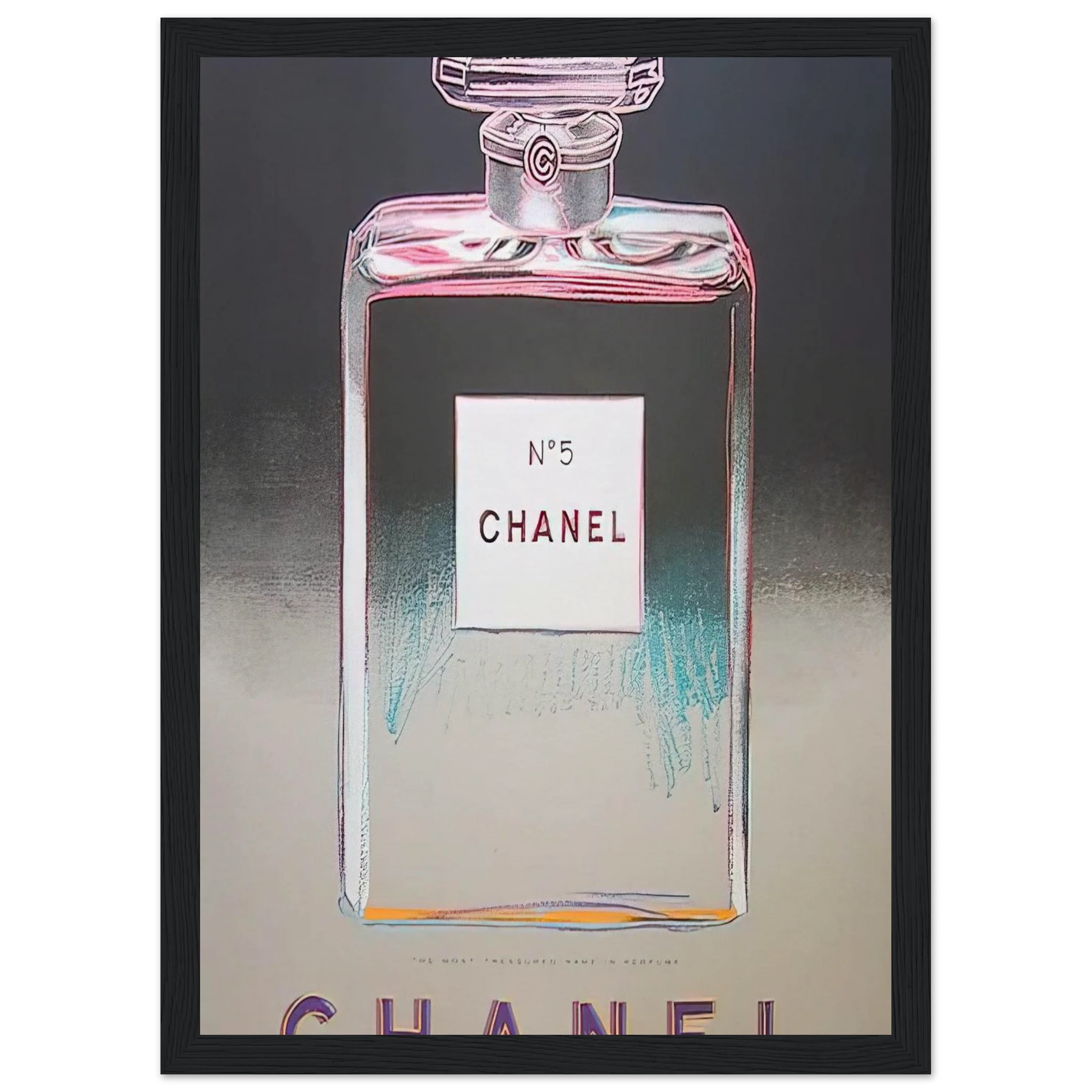 Chanel No. 5 Framed Poster | Andy Warhol Framed Prints Wall Art | Andy Warhol Prints