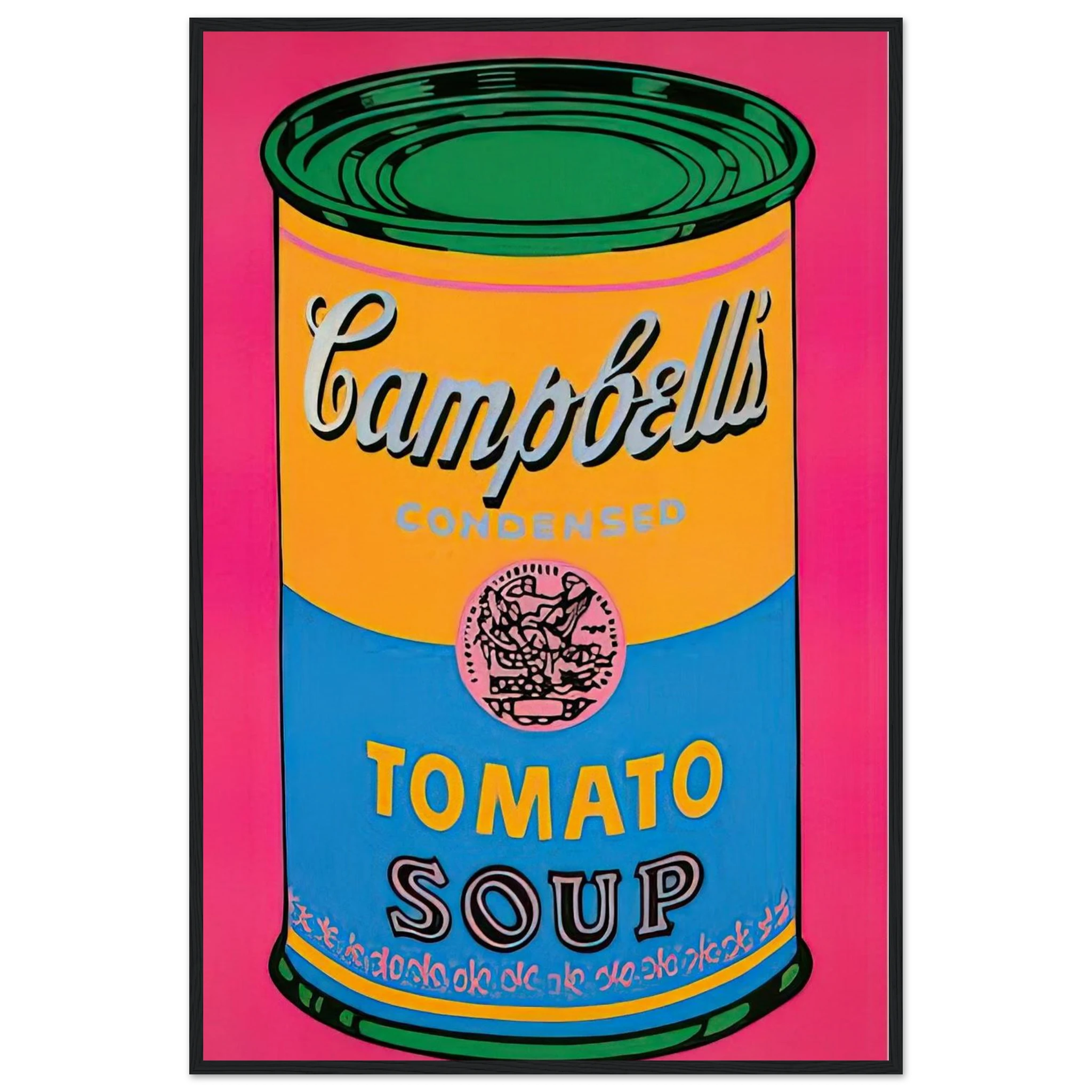 Campbell's Soup Can  Framed Poster | Andy Warhol Framed Prints Wall Art | Andy Warhol Prints