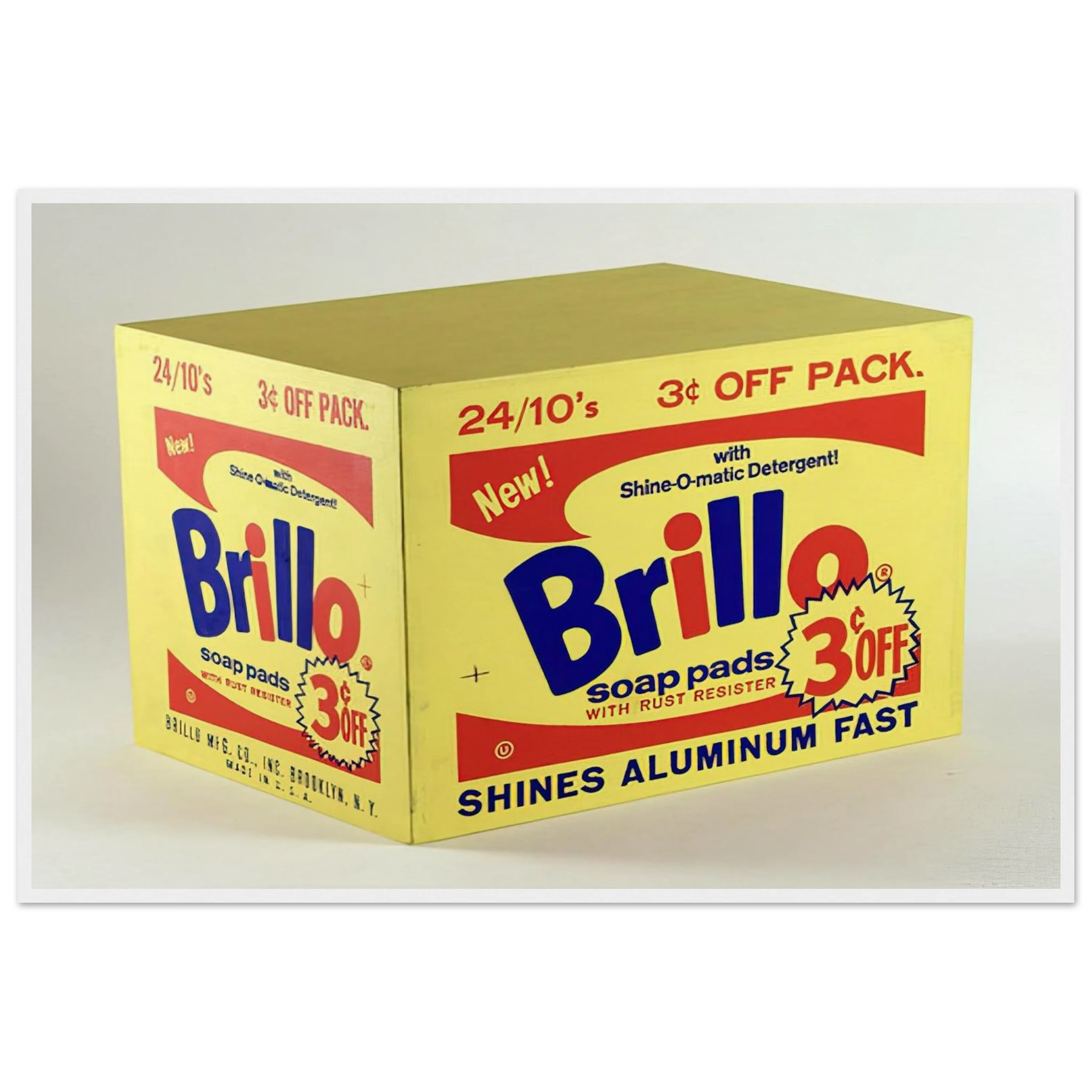 Brillo Box  3c Off  Framed Poster | Andy Warhol Framed Prints Wall Art | Andy Warhol Prints