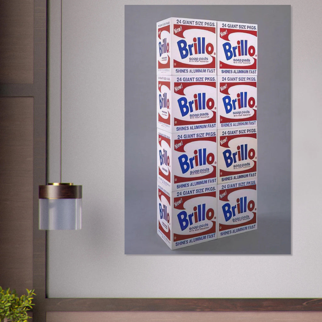 Brillo Soap Pads Boxes Poster | Andy Warhol Poster | Andy Warhol Prints