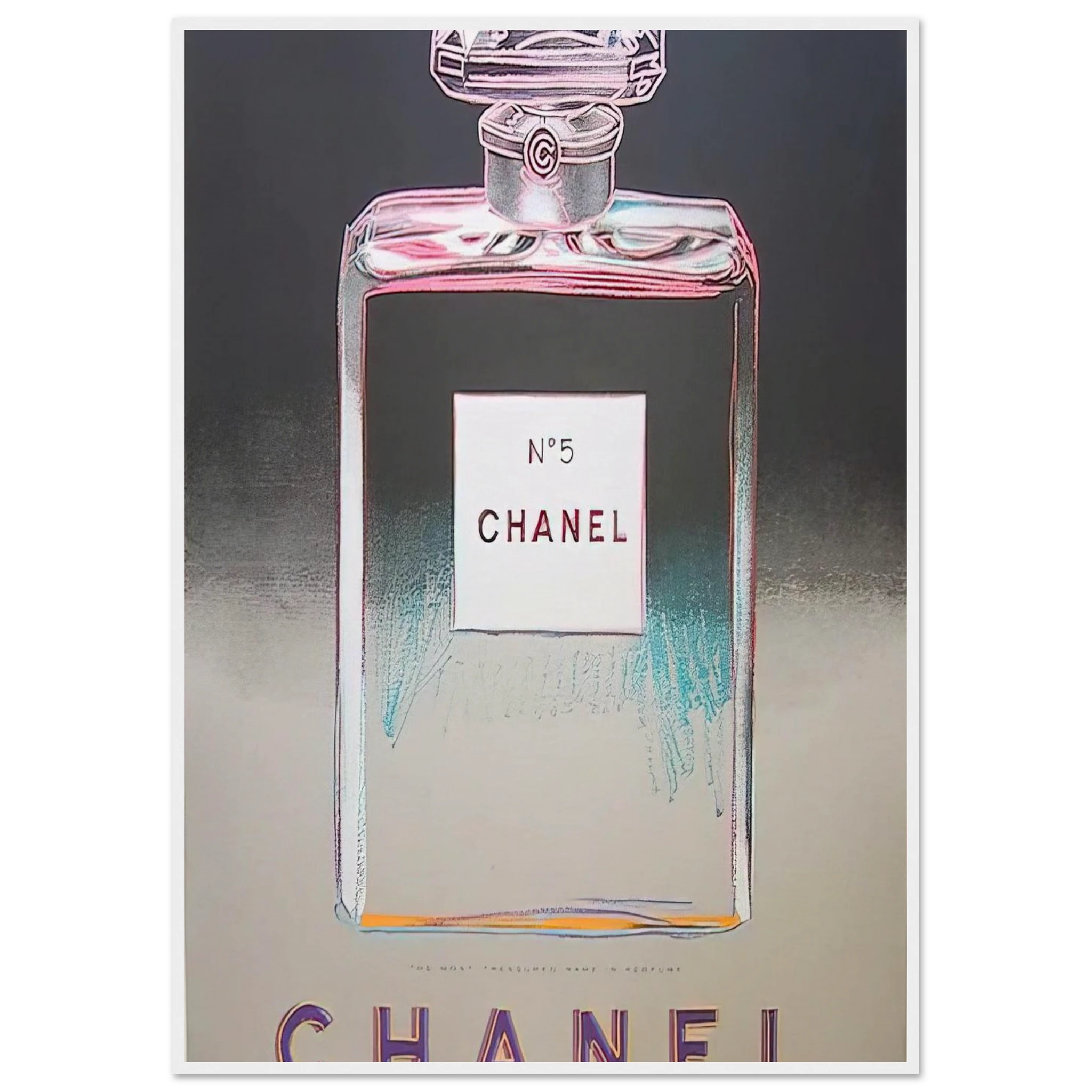 Chanel No. 5 Framed Poster | Andy Warhol Framed Prints Wall Art | Andy Warhol Prints
