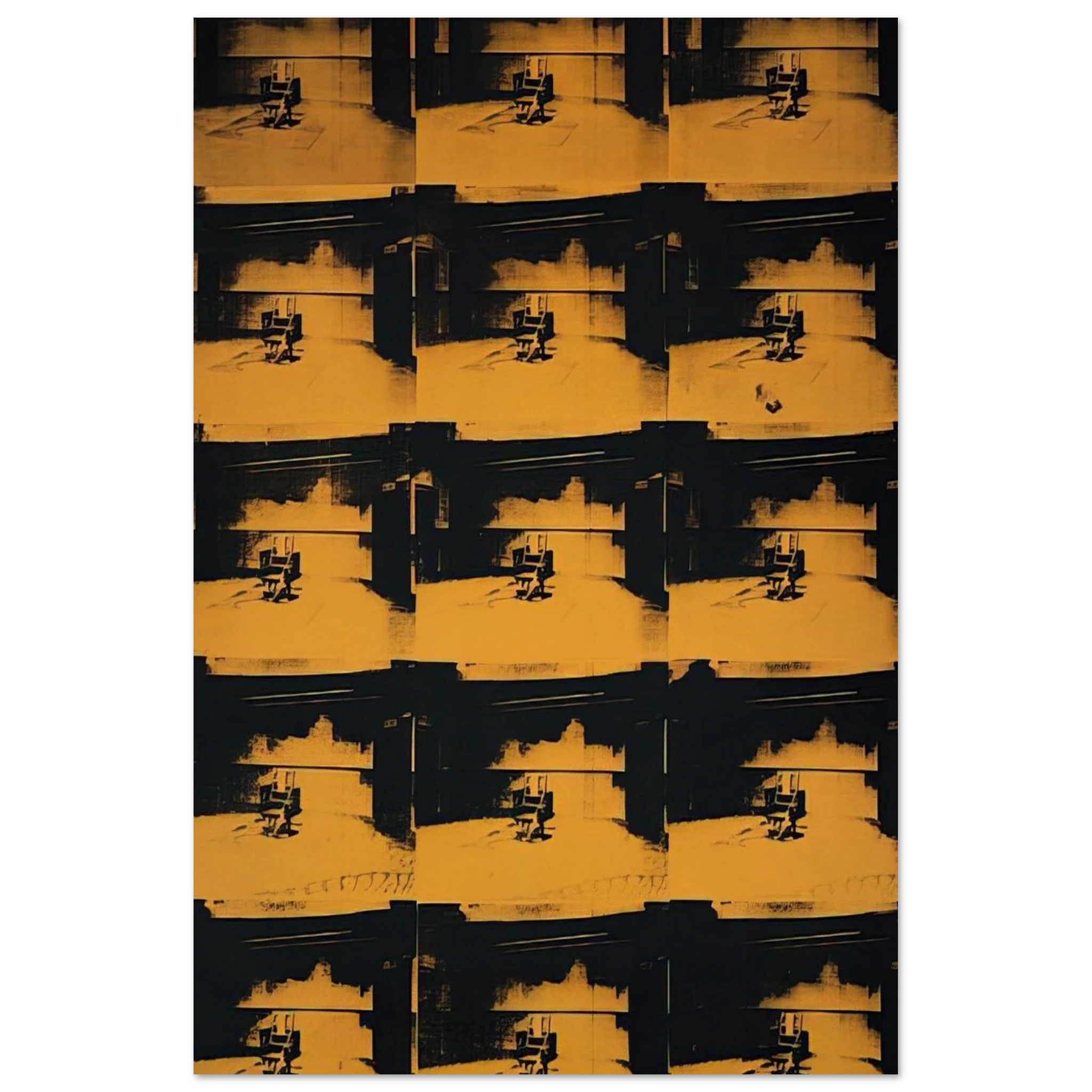 Orange Disaster Poster | Andy Warhol Poster | Andy Warhol Prints