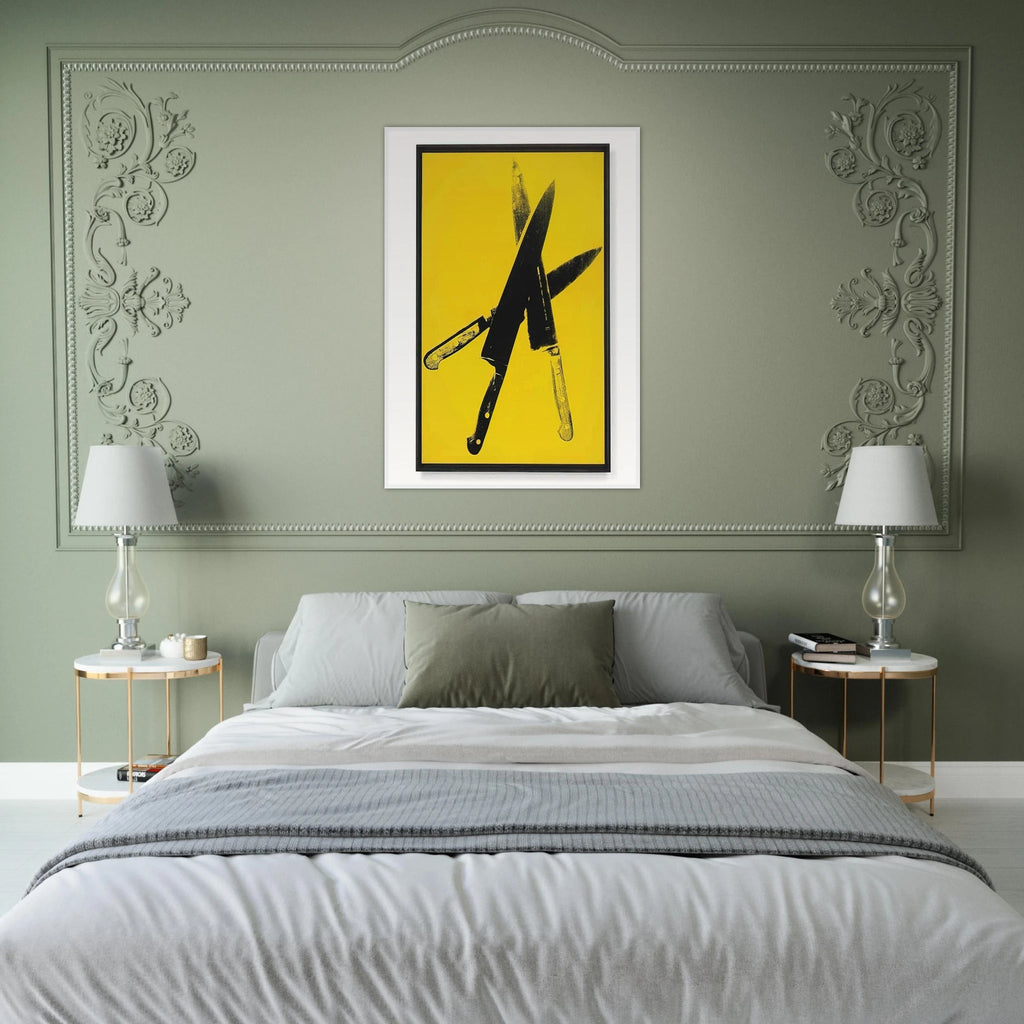 Knives Framed Poster | Andy Warhol Framed Prints Wall Art | Andy Warhol Prints