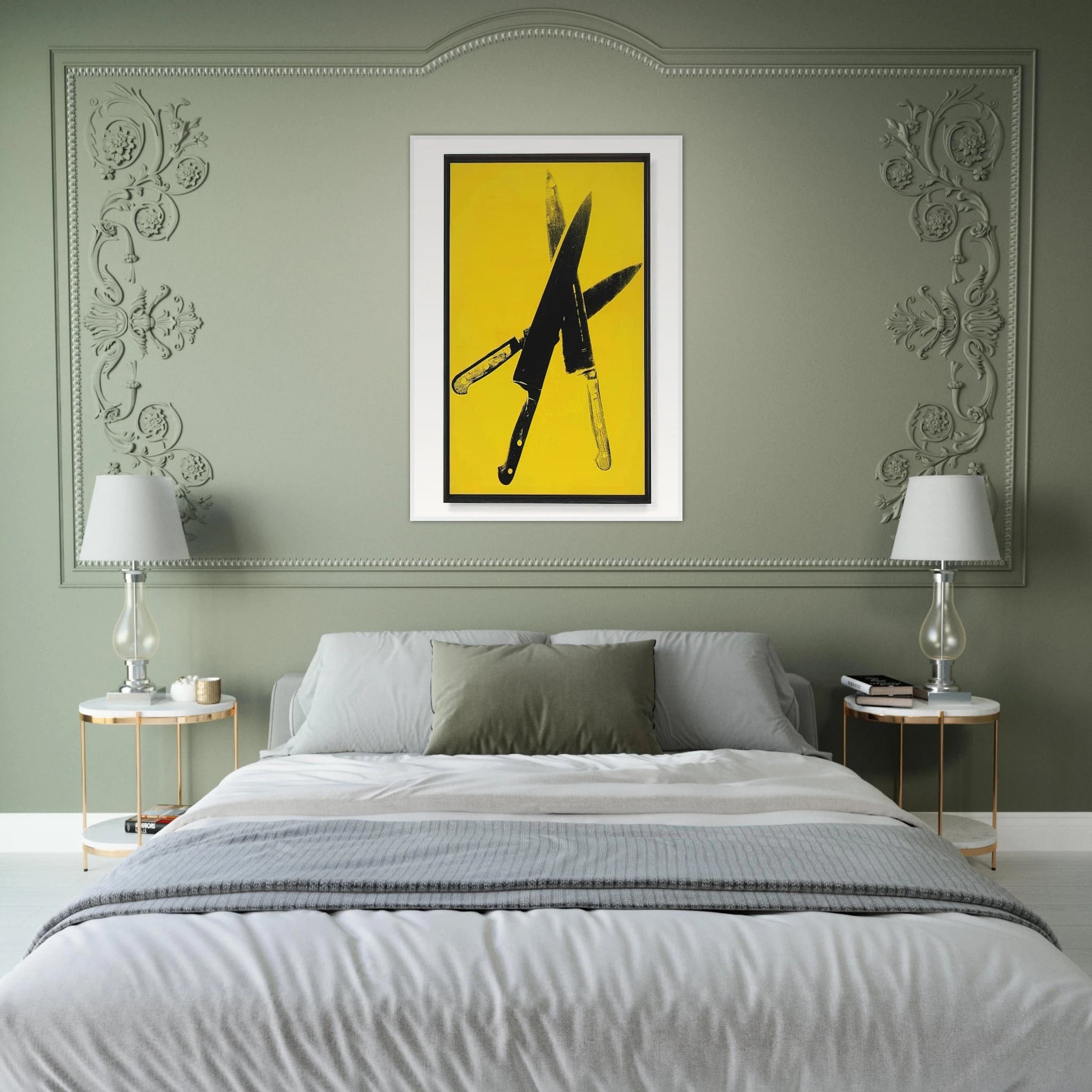 Knives Framed Poster | Andy Warhol Framed Prints Wall Art | Andy Warhol Prints