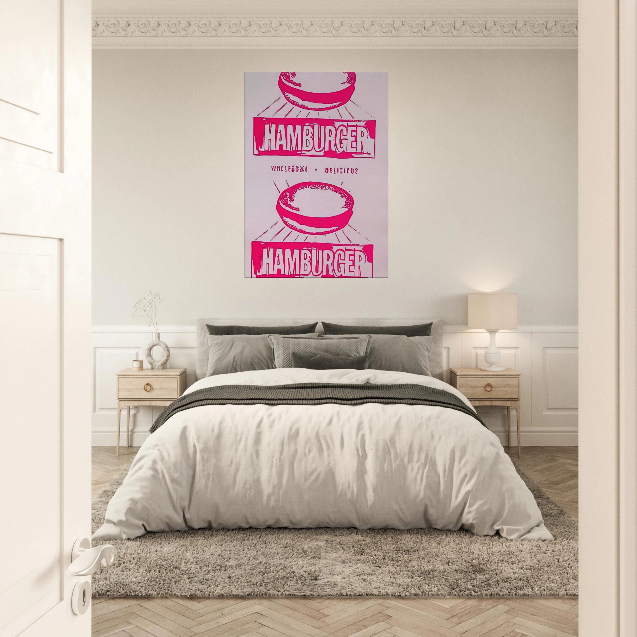 Double Hamburger Canvas | Andy Warhol Canvas | Andy Warhol Prints