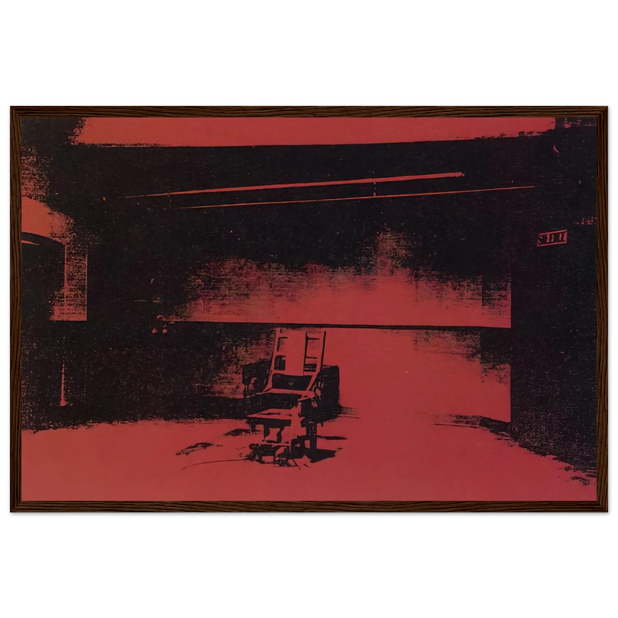 Early electric chair Framed Poster | Andy Warhol Framed Prints Wall Art | Andy Warhol Prints