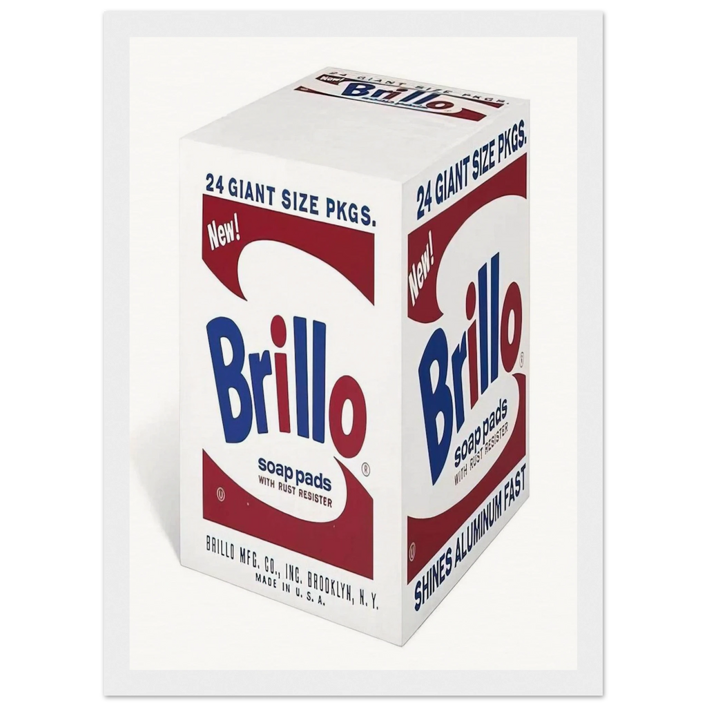 Brillo Soap Pads Framed Poster | Andy Warhol Framed Prints Wall Art | Andy Warhol Prints