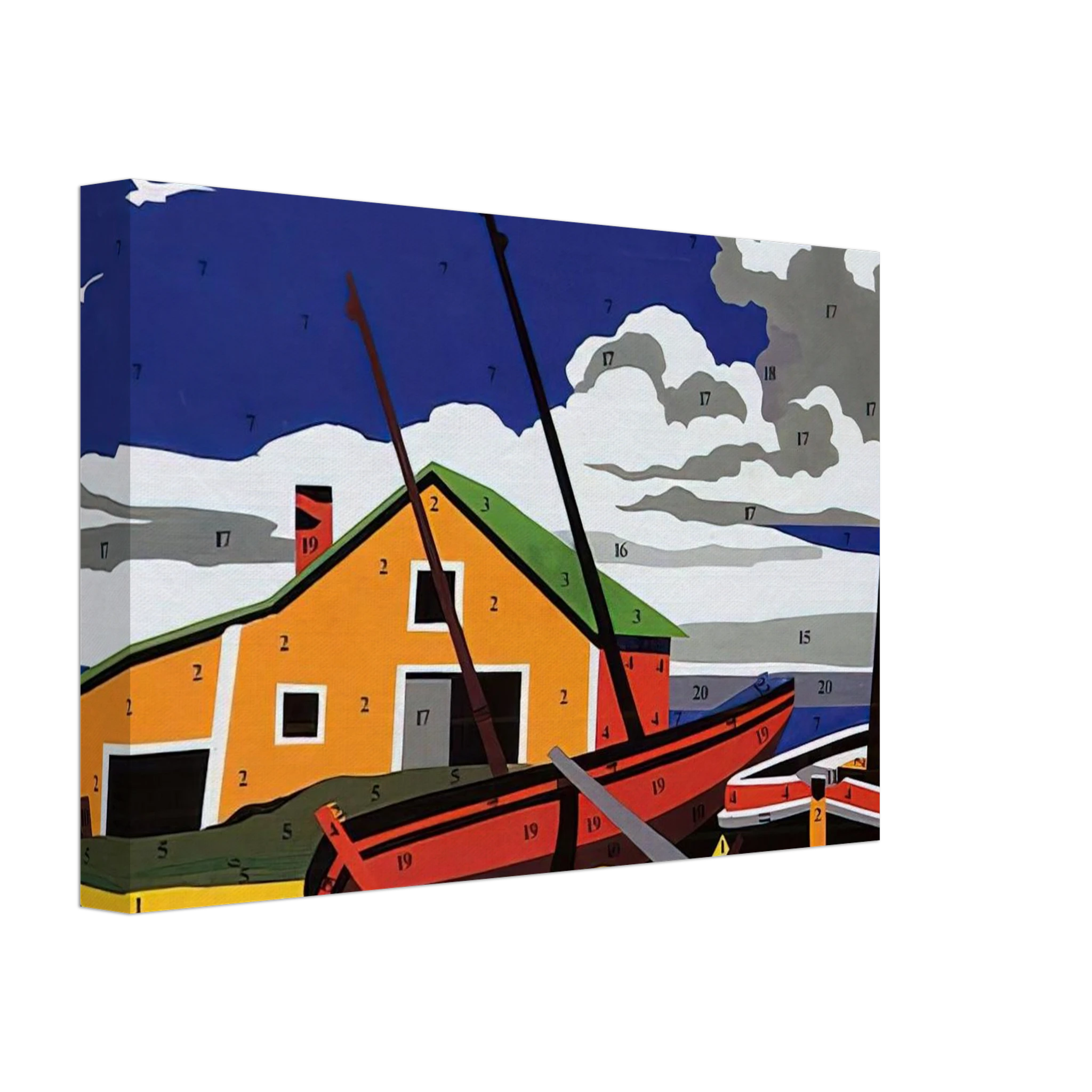 Do It Yourself  Seascape  Canvas | Andy Warhol Canvas | Andy Warhol Prints