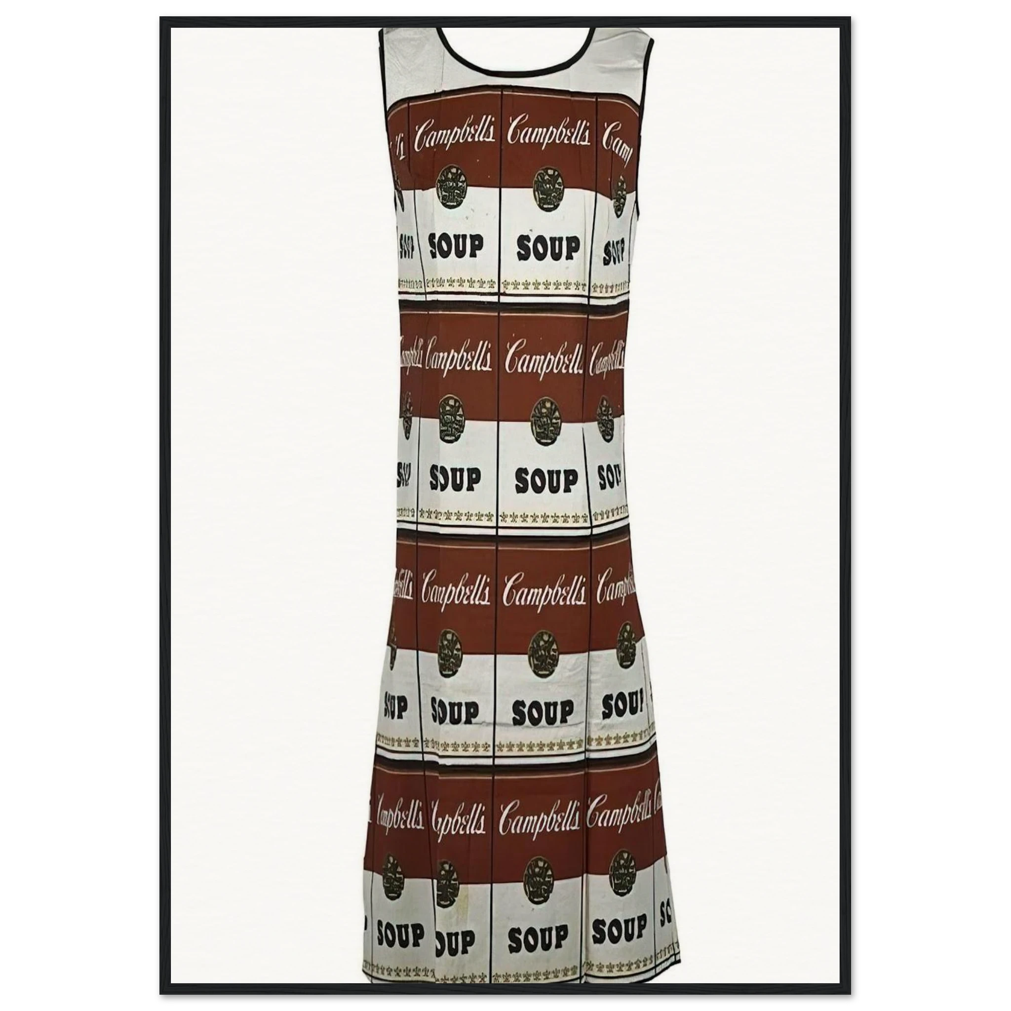 The Souper Dress Framed Poster | Andy Warhol Framed Prints Wall Art | Andy Warhol Prints