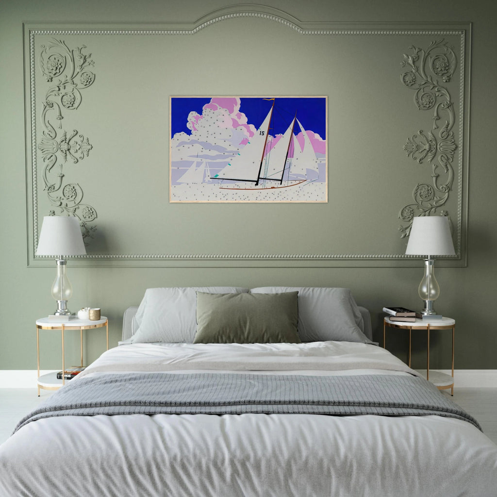 Do It Yourself  Sailboats  Framed Poster | Andy Warhol Framed Prints Wall Art | Andy Warhol Prints