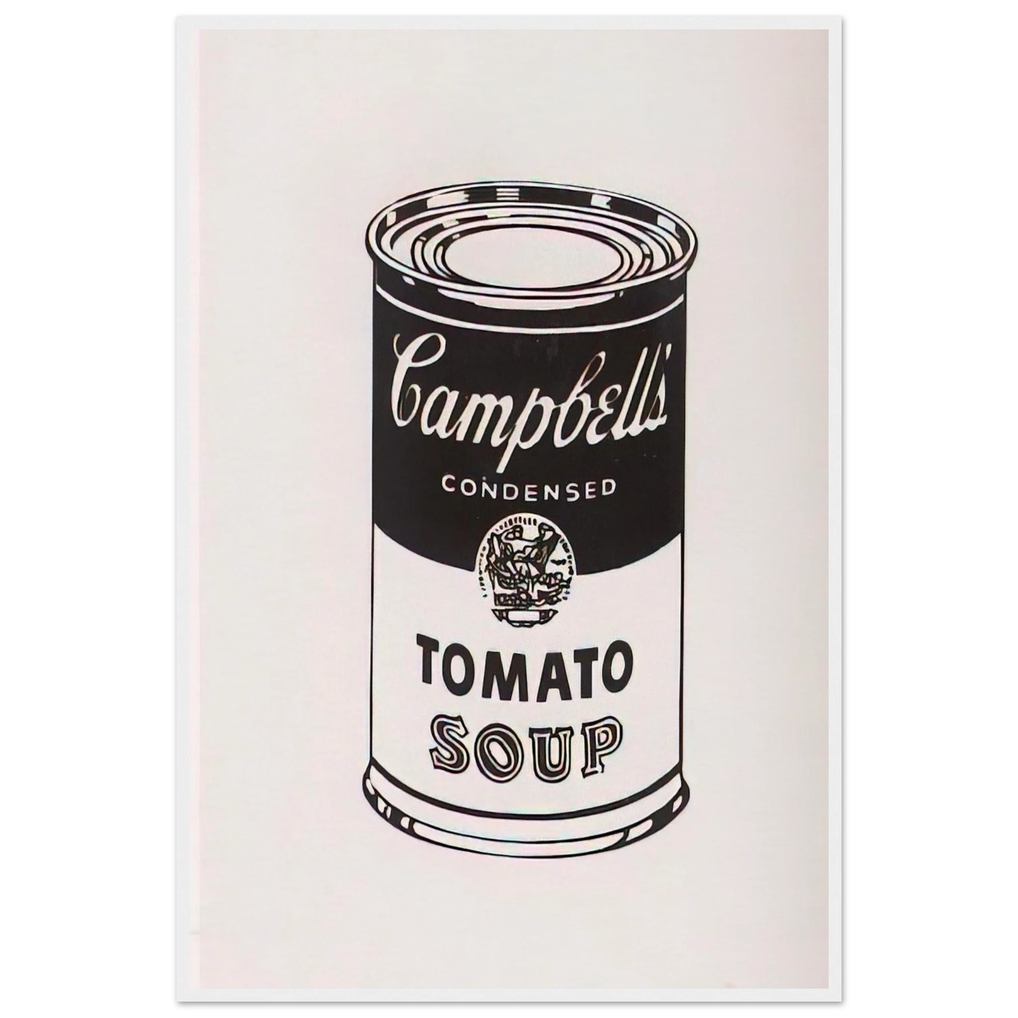 Campbell's Soup Can  Tomato -Retrospective Series Framed Poster | Andy Warhol Framed Prints Wall Art | Andy Warhol Prints