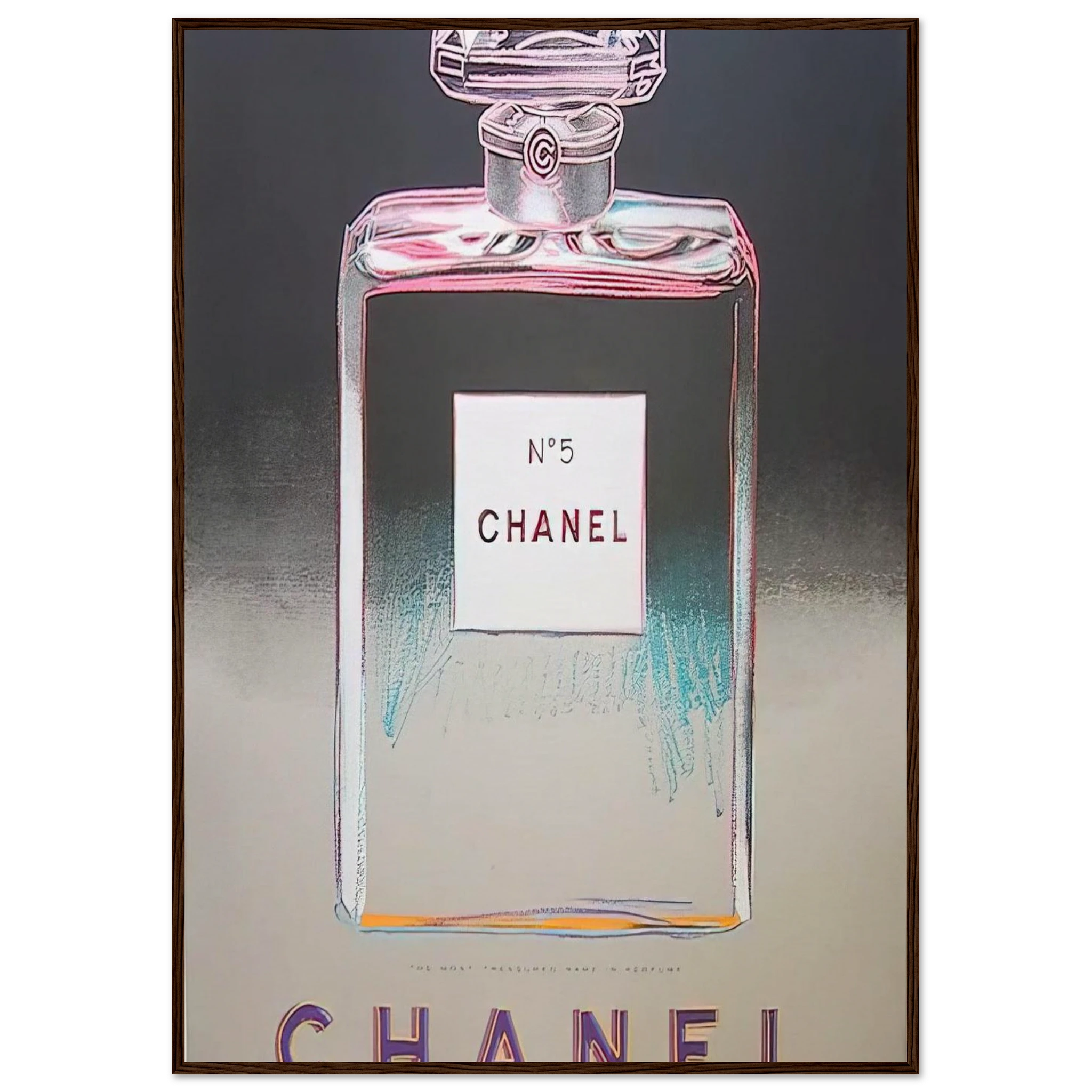 Chanel No. 5 Framed Poster | Andy Warhol Framed Prints Wall Art | Andy Warhol Prints