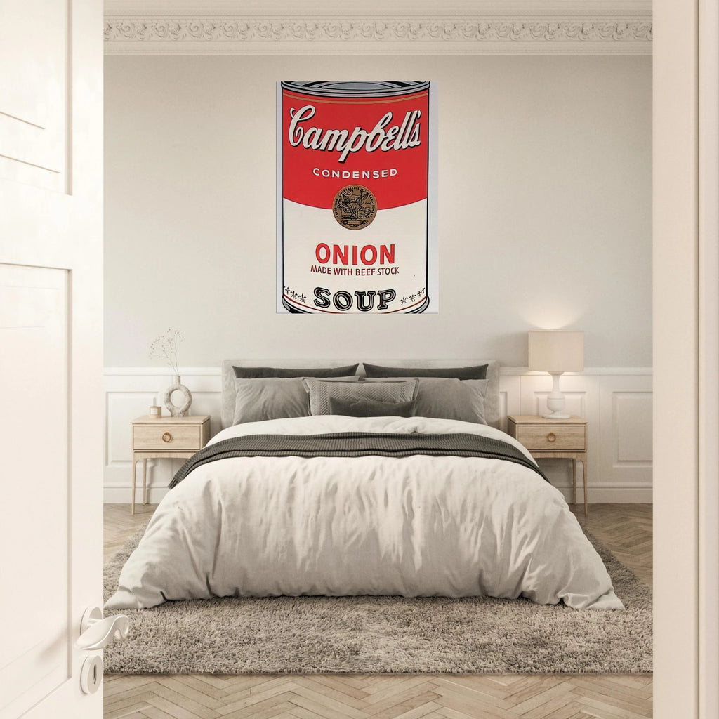 Campbell's Soup Can  onion  Canvas | Andy Warhol Canvas | Andy Warhol Prints