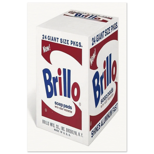Brillo Soap Pads Poster | Andy Warhol Poster | Andy Warhol Prints