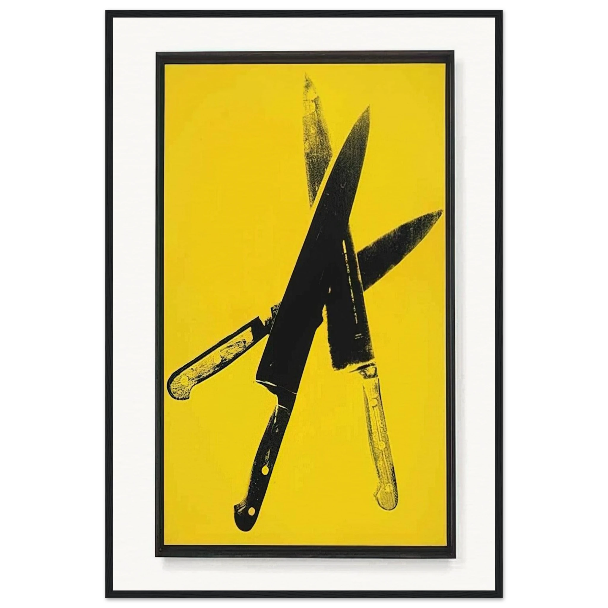Knives Framed Poster | Andy Warhol Framed Prints Wall Art | Andy Warhol Prints