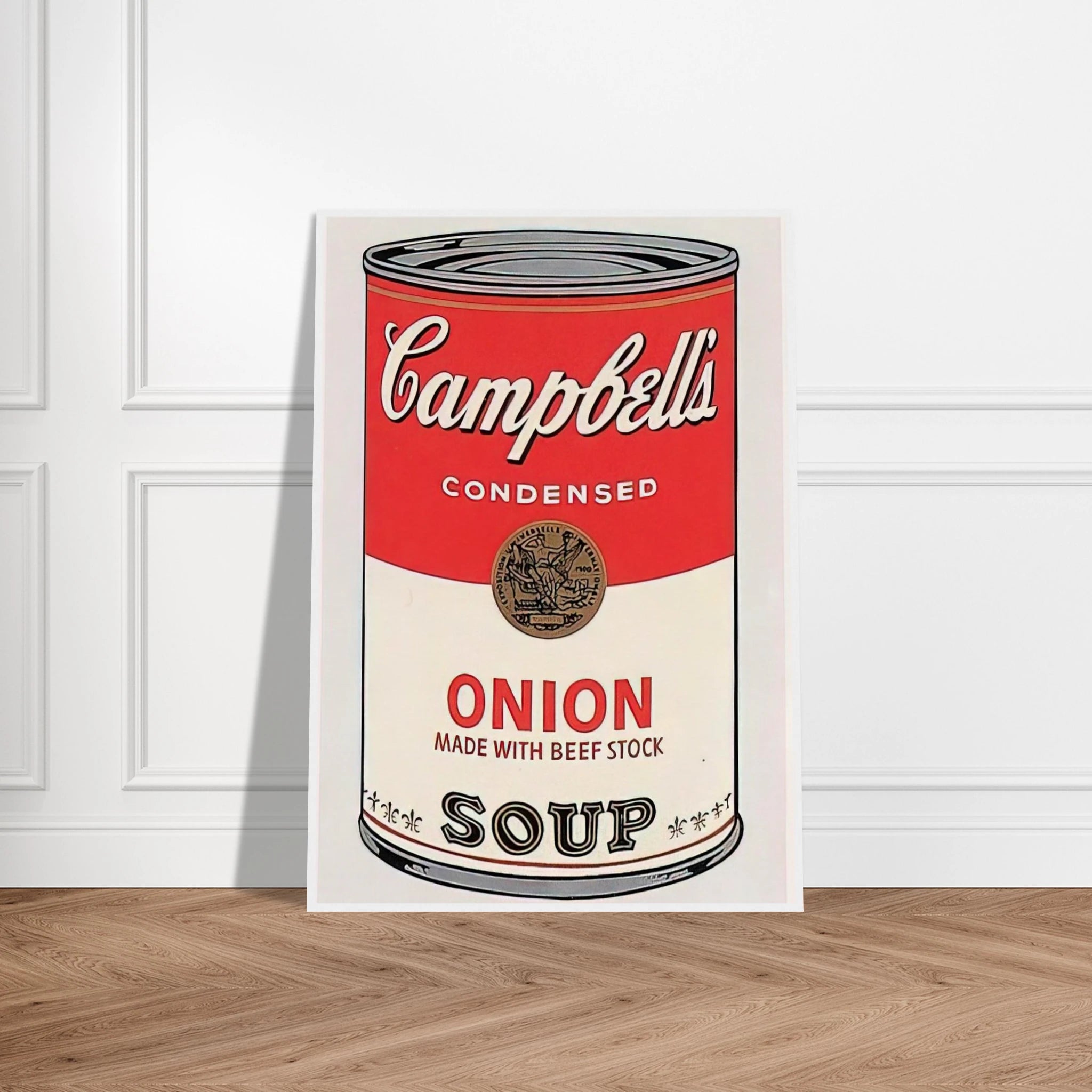 Campbell's Soup Can  onion  Framed Poster | Andy Warhol Framed Prints Wall Art | Andy Warhol Prints