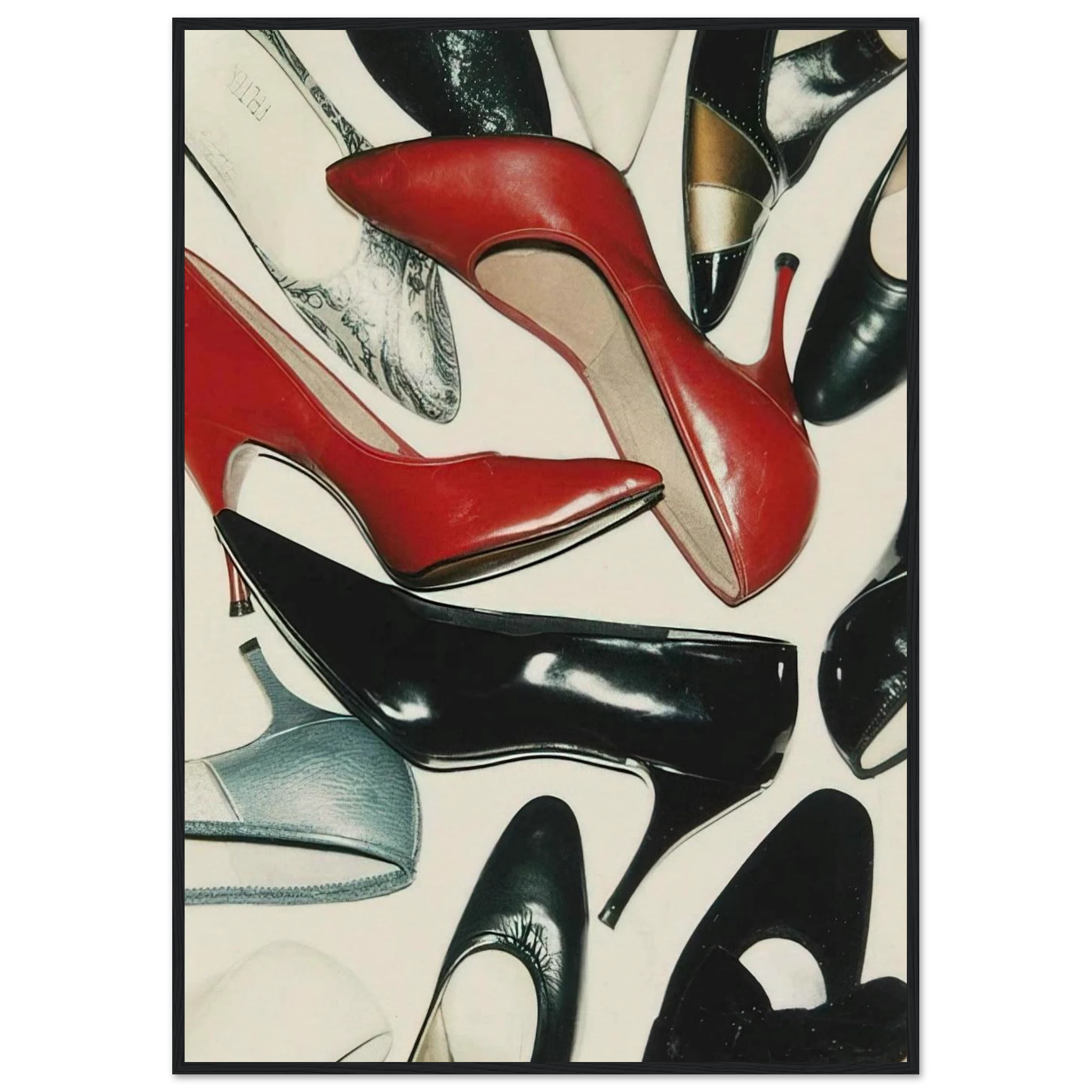 Shoes Framed Poster | Andy Warhol Framed Prints Wall Art | Andy Warhol Prints
