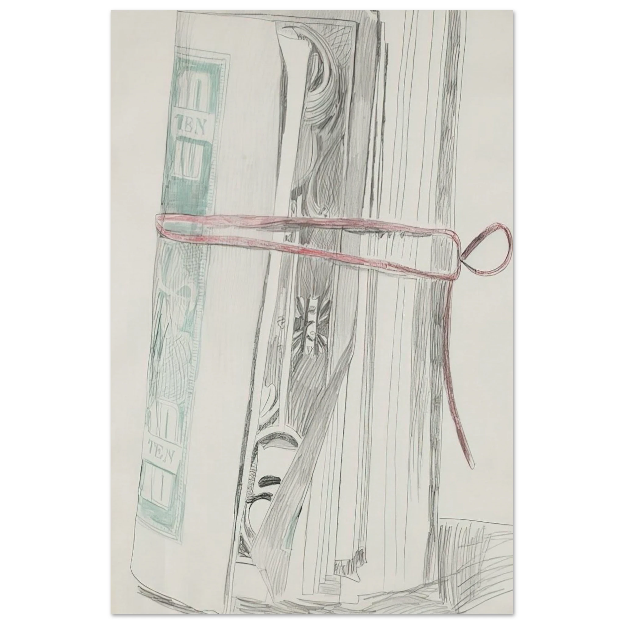 Roll of Bills Poster | Andy Warhol Poster | Andy Warhol Prints