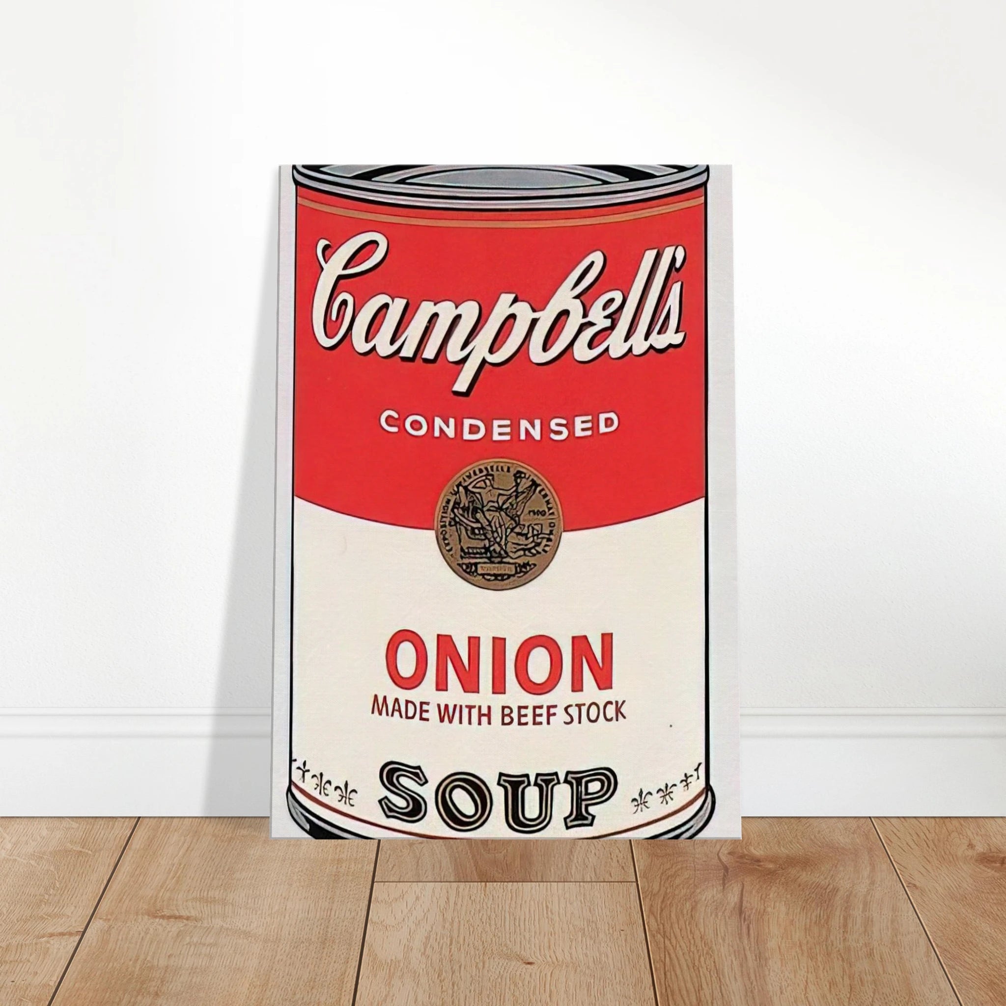 Campbell's Soup Can  onion  Canvas | Andy Warhol Canvas | Andy Warhol Prints