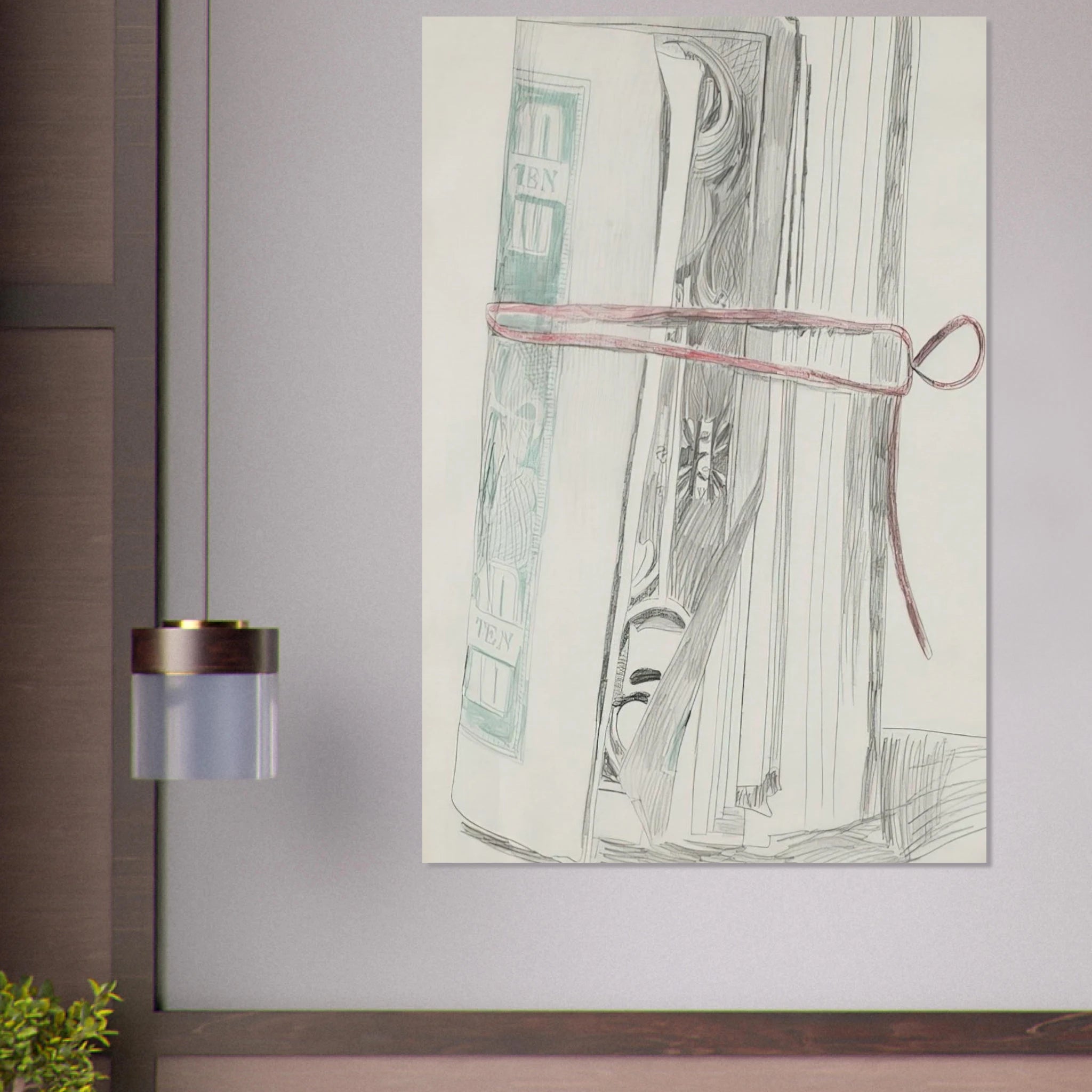Roll of Bills Poster | Andy Warhol Poster | Andy Warhol Prints