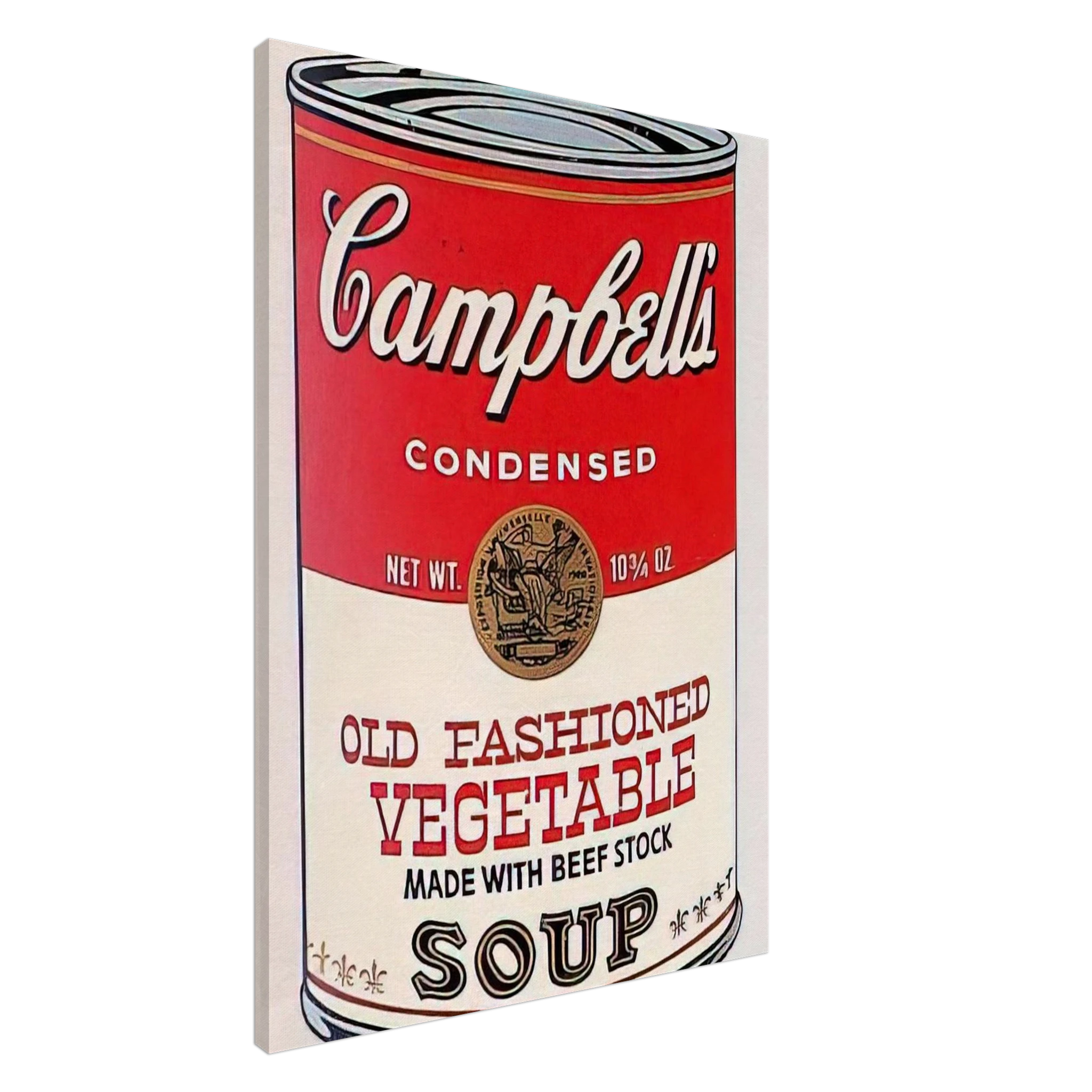 Campbell's Soup Can  Old Fashioned Vegetable  Canvas | Andy Warhol Canvas | Andy Warhol Prints