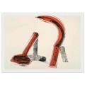 Hammer and Sickle Framed Poster | Andy Warhol Framed Prints Wall Art | Andy Warhol Prints