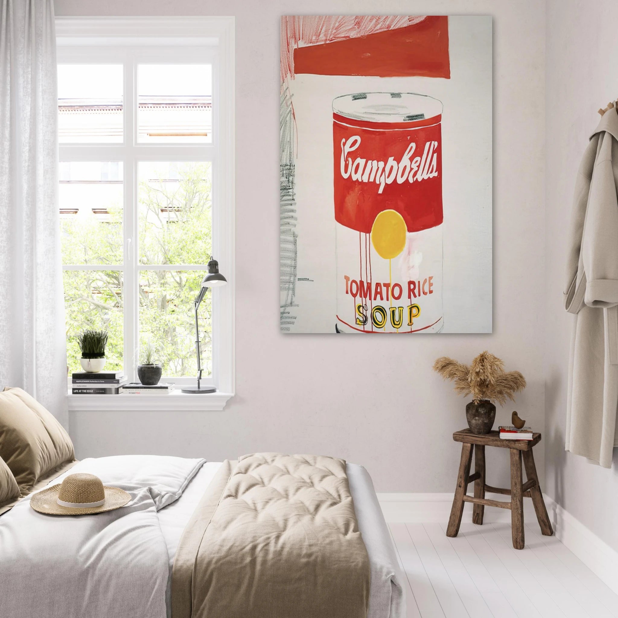 Campbell's Soup Can  Tomato Rice  Poster | Andy Warhol Poster | Andy Warhol Prints