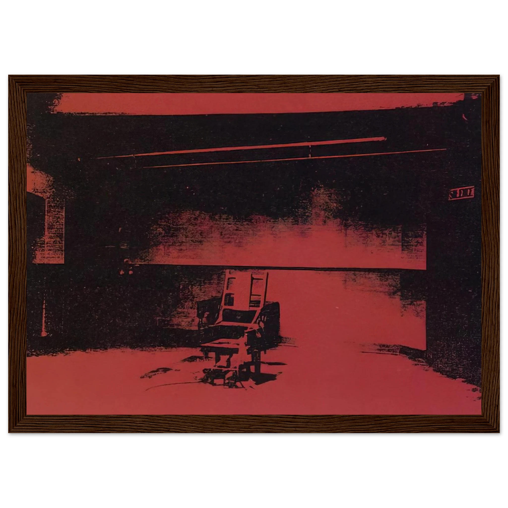 Early electric chair Framed Poster | Andy Warhol Framed Prints Wall Art | Andy Warhol Prints