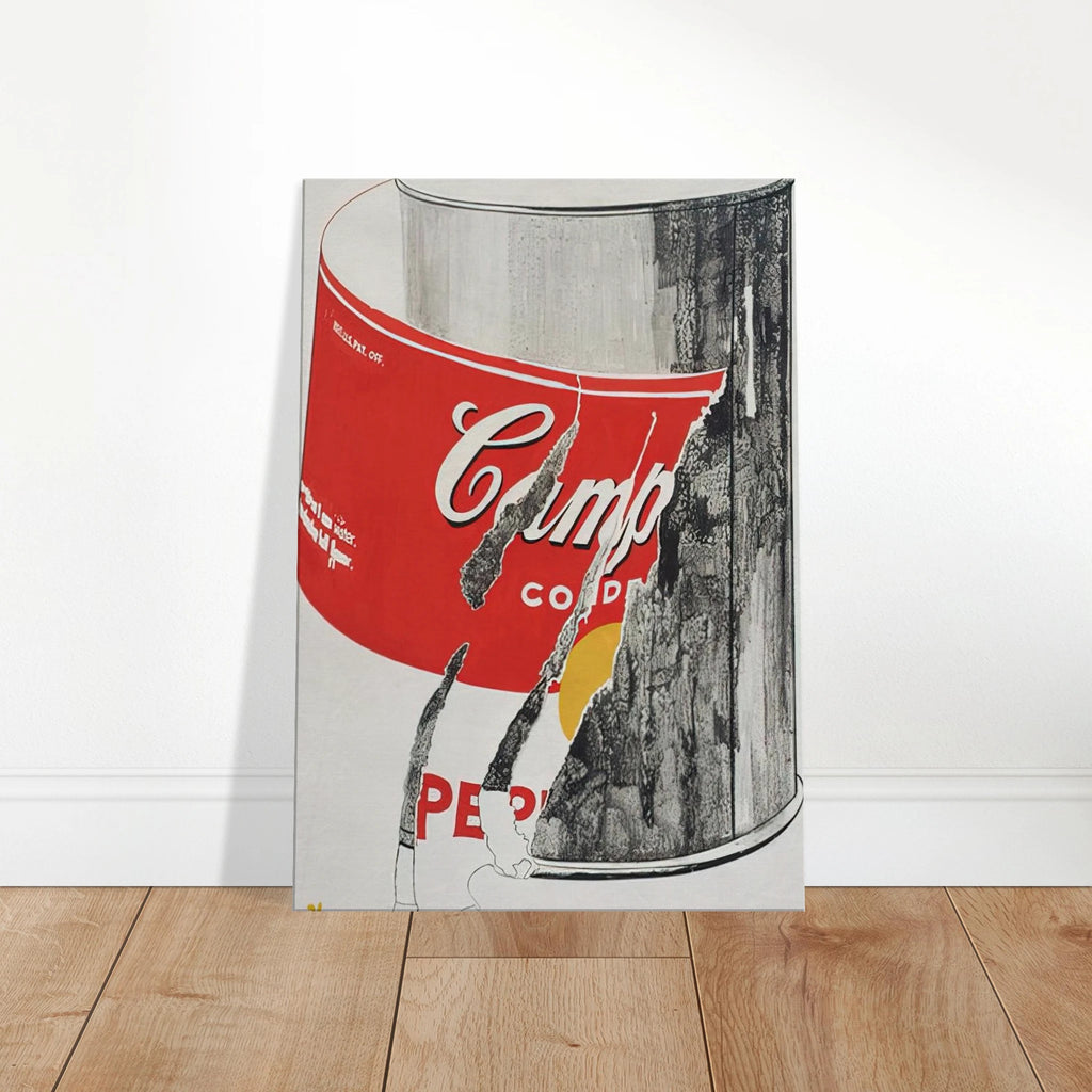 Big Torn Campbell's Soup Can  Pepper Pot  Canvas | Andy Warhol Canvas | Andy Warhol Prints
