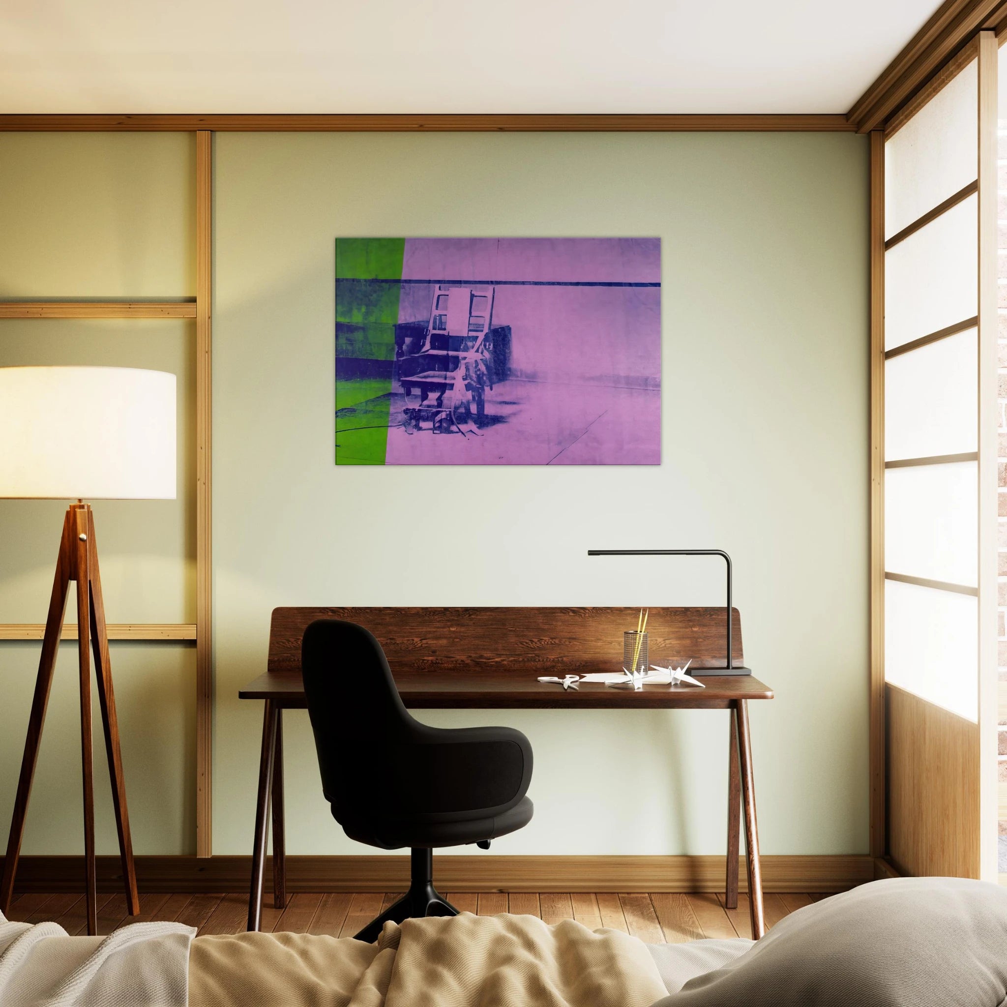 Big electric chair Canvas | Andy Warhol Canvas | Andy Warhol Prints