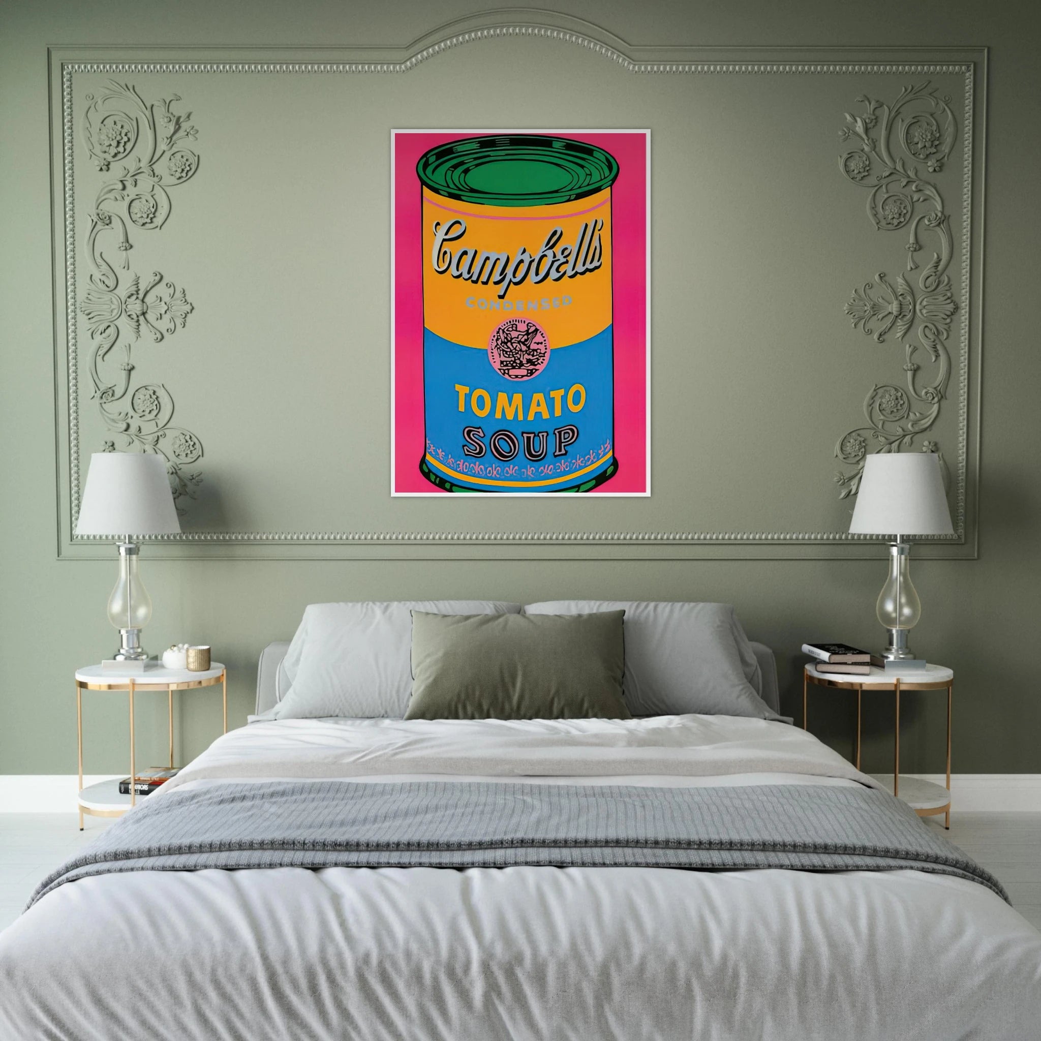 Campbell's Soup Can  Framed Poster | Andy Warhol Framed Prints Wall Art | Andy Warhol Prints