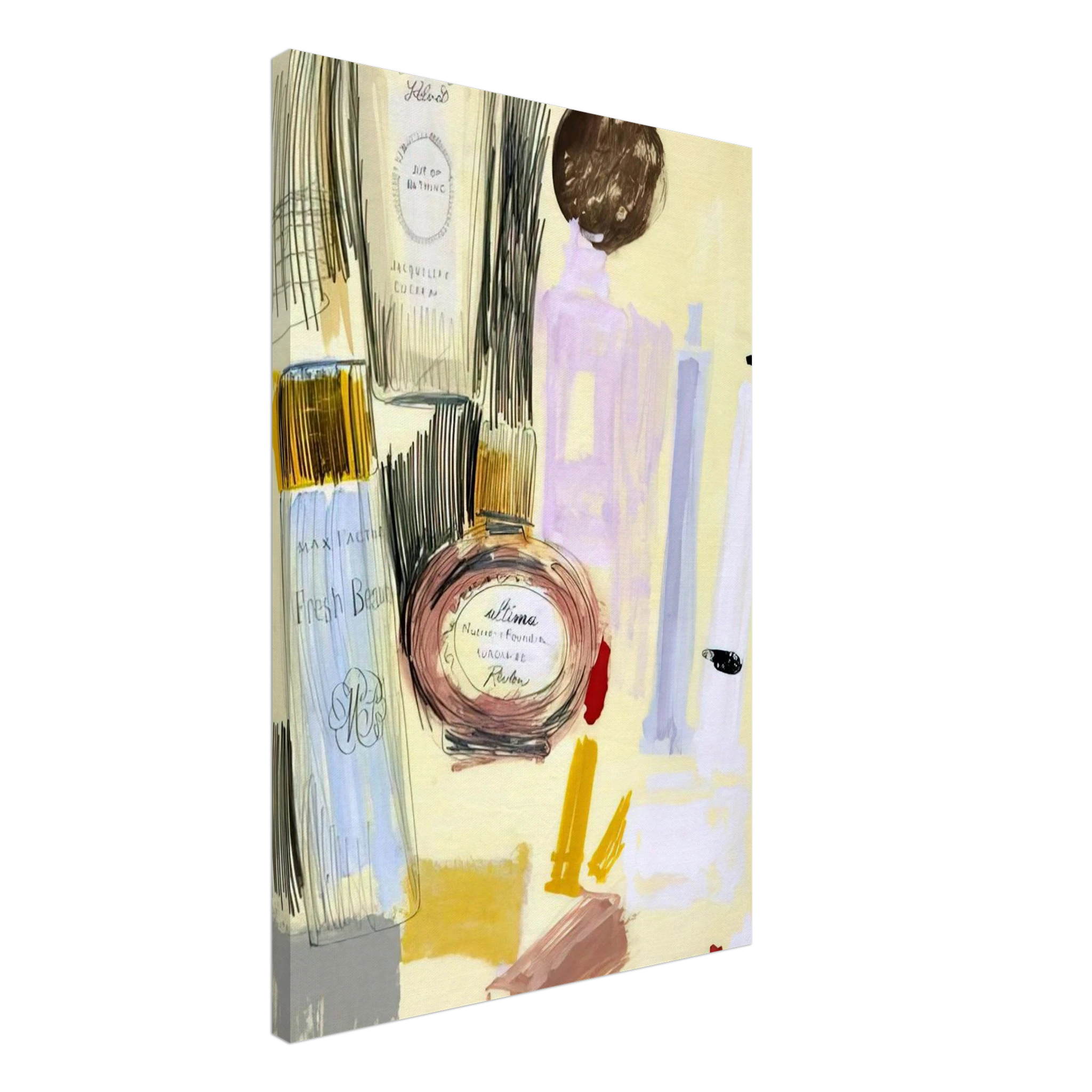 Untitled  Beauty Products  Canvas | Andy Warhol Canvas | Andy Warhol Prints