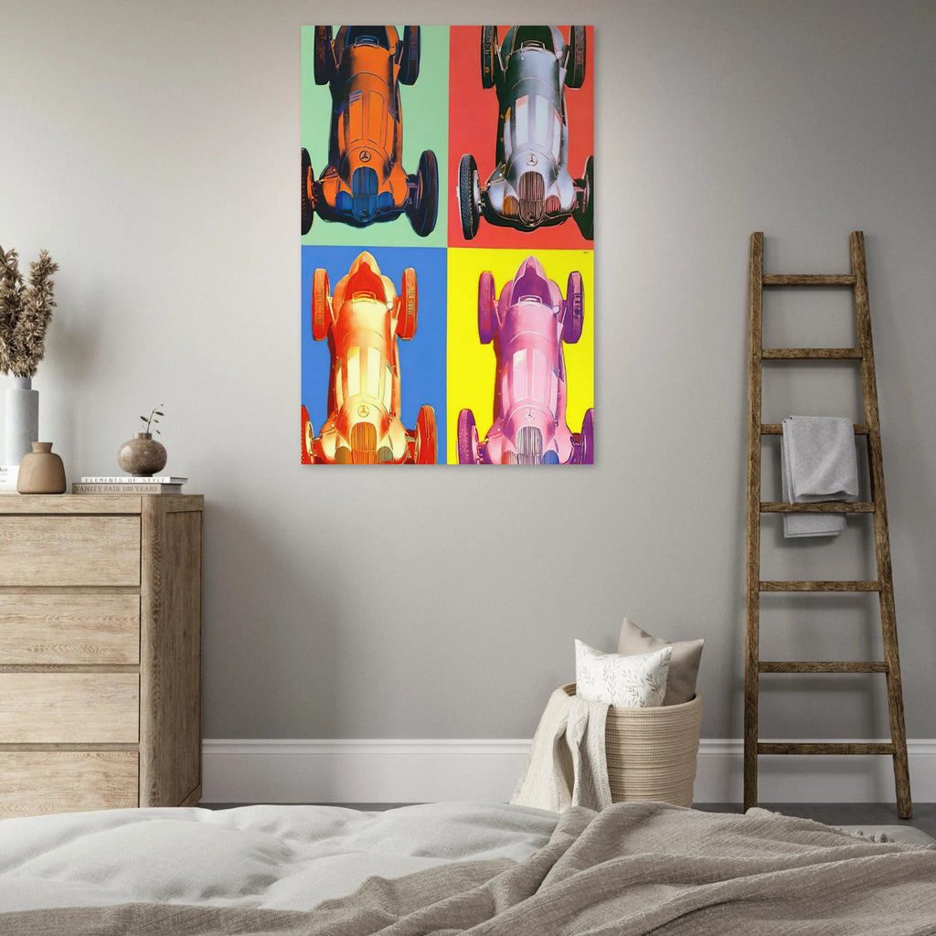 Benz Racing Car Poster | Andy Warhol Poster | Andy Warhol Prints