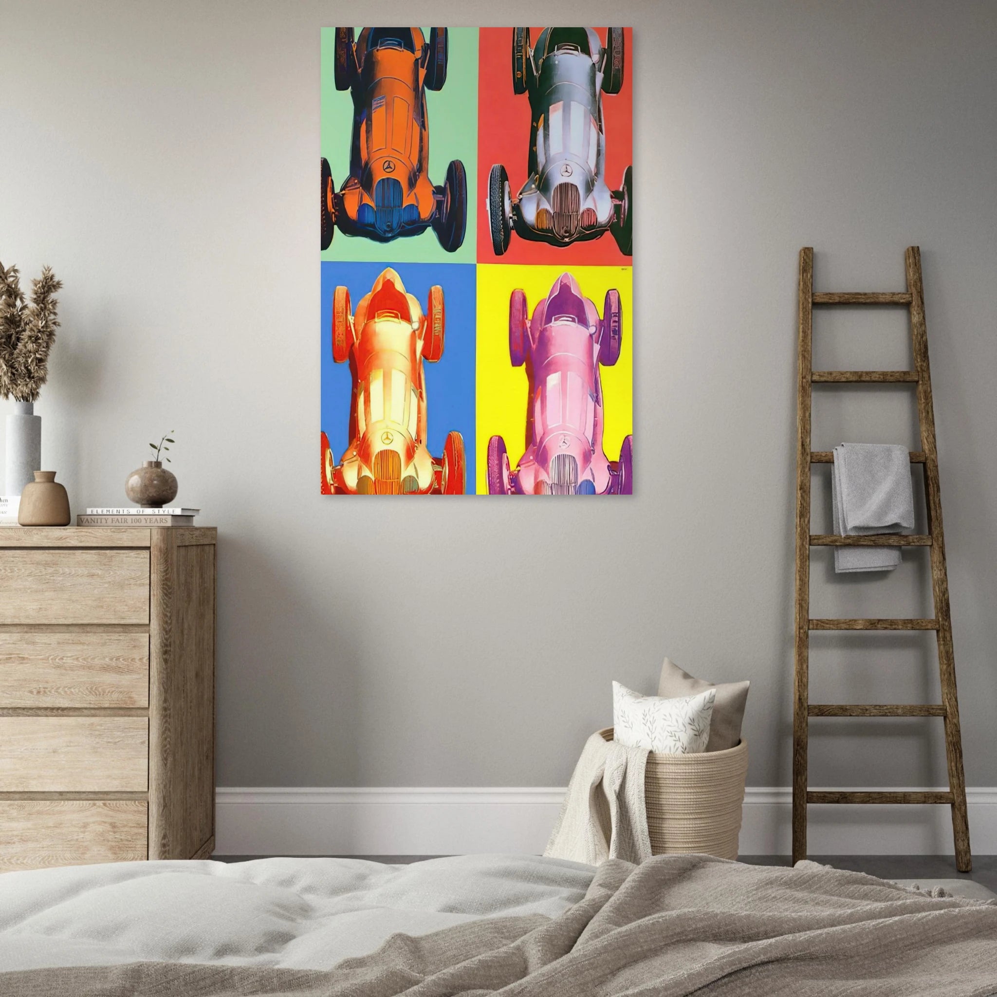 Benz Racing Car Poster | Andy Warhol Poster | Andy Warhol Prints