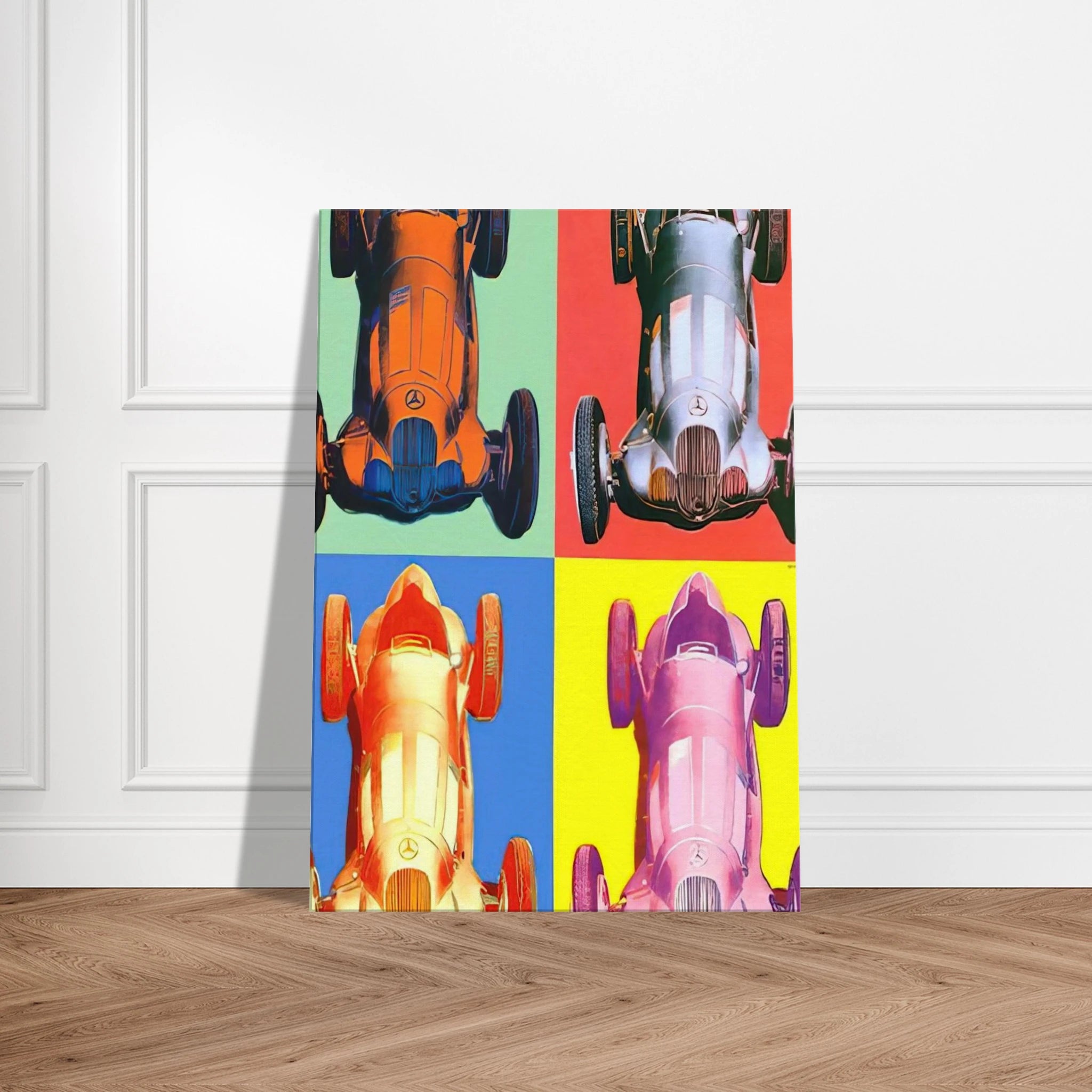 Benz Racing Car Canvas | Andy Warhol Canvas | Andy Warhol Prints