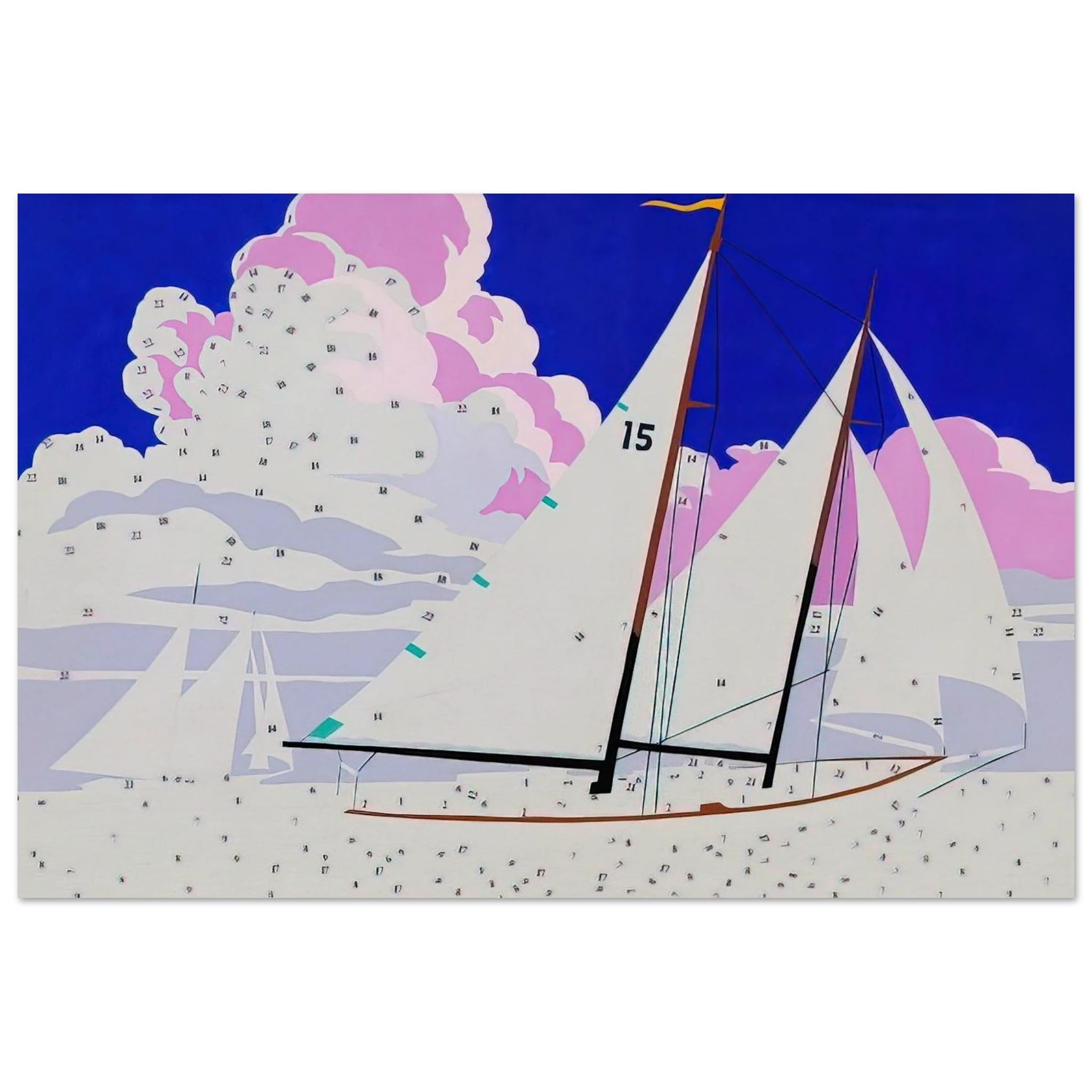 Do It Yourself  Sailboats  Poster | Andy Warhol Poster | Andy Warhol Prints