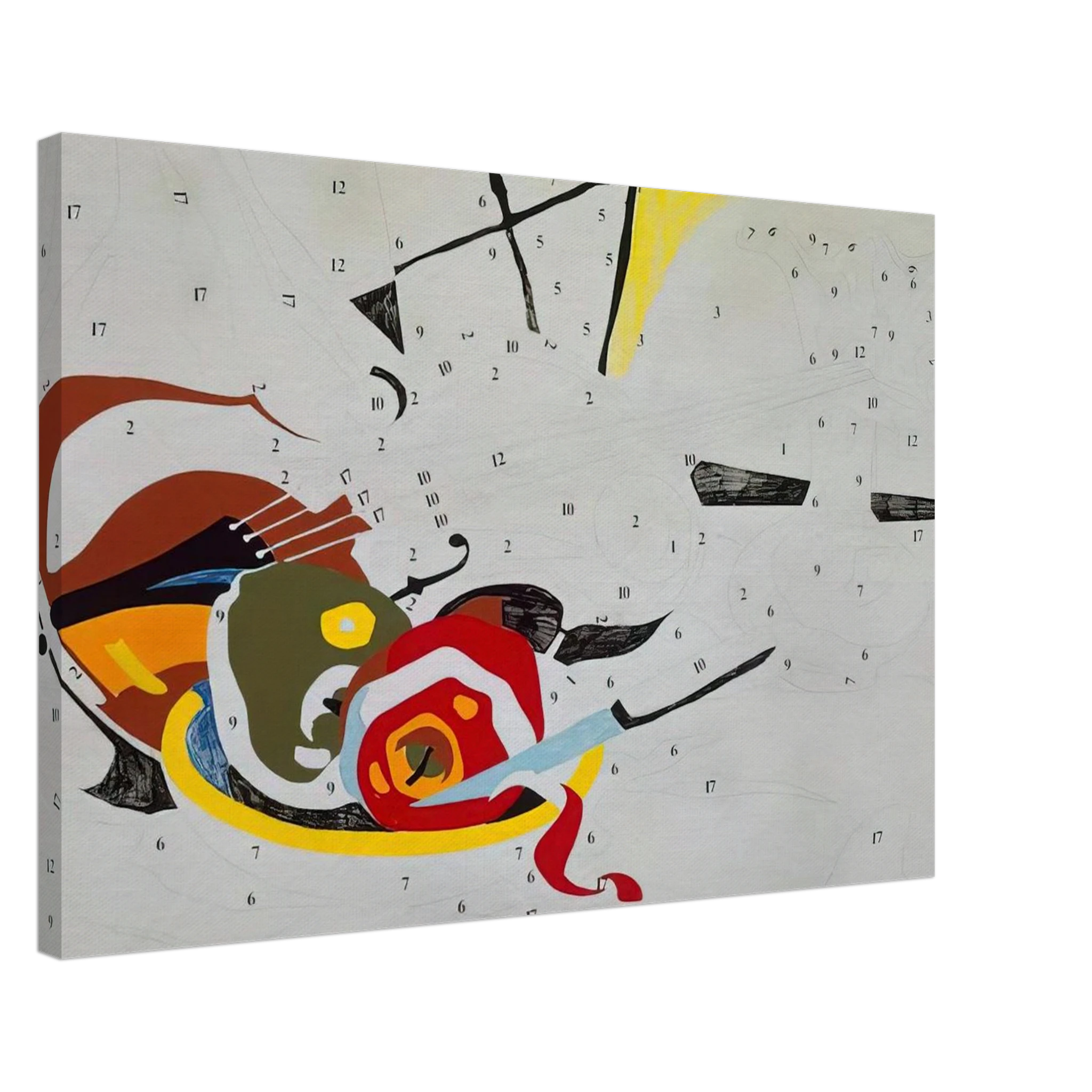 Do It Yourself  Violin  Canvas | Andy Warhol Canvas | Andy Warhol Prints