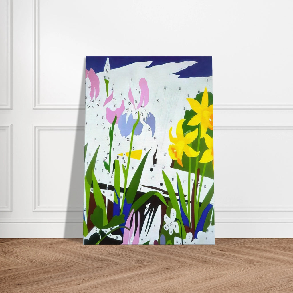 Do It Yourself  Flowers  Canvas | Andy Warhol Canvas | Andy Warhol Prints
