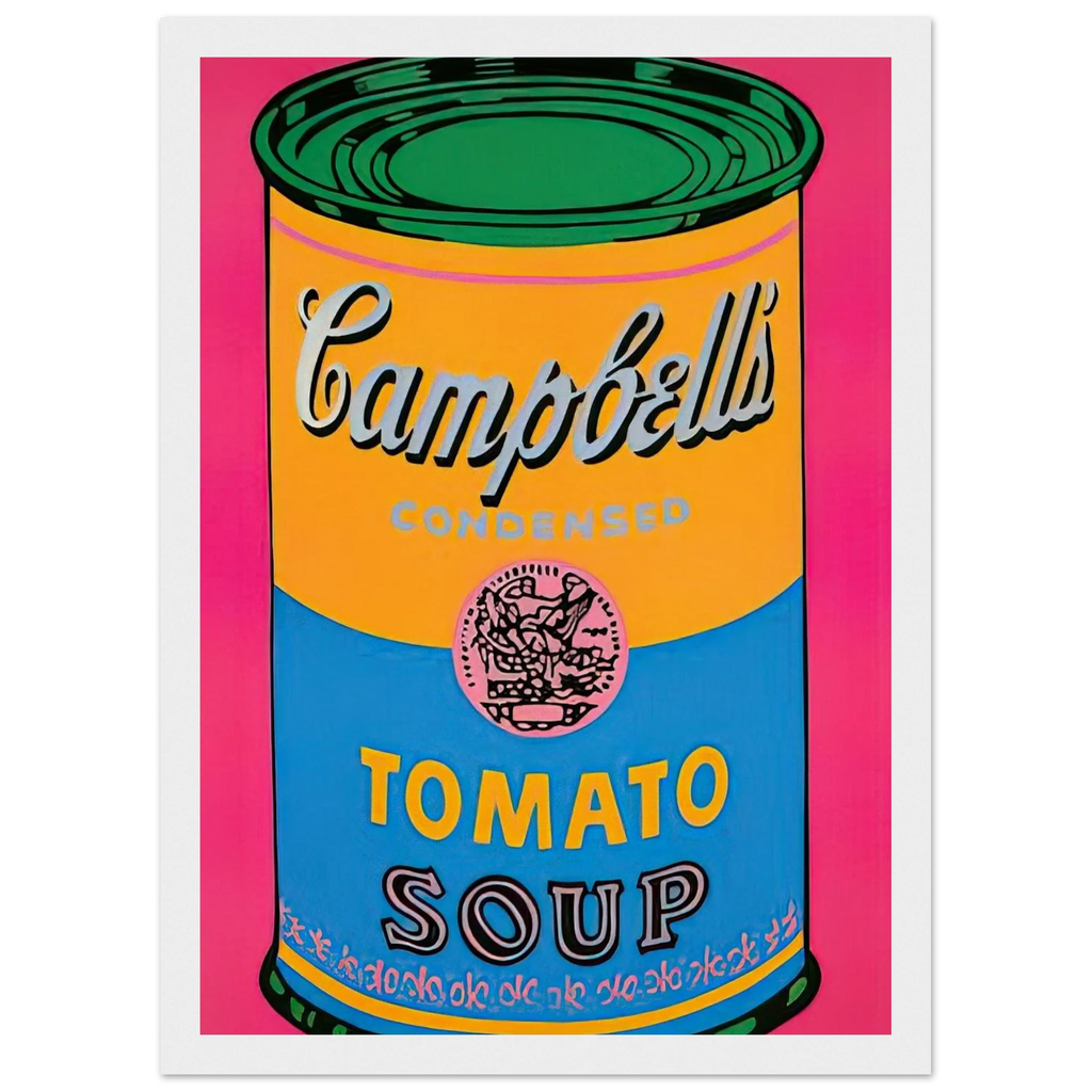 Campbell's Soup Can  Framed Poster | Andy Warhol Framed Prints Wall Art | Andy Warhol Prints