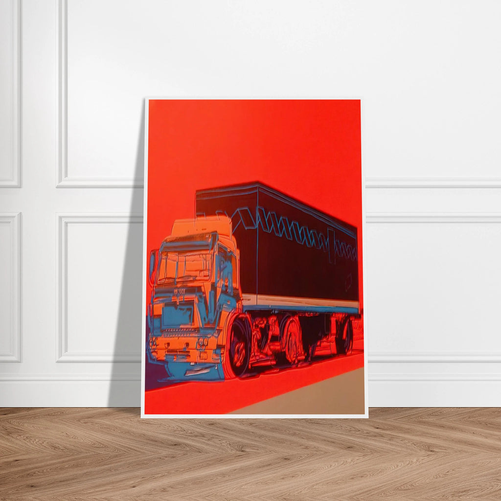 Truck Announcement Framed Poster | Andy Warhol Framed Prints Wall Art | Andy Warhol Prints