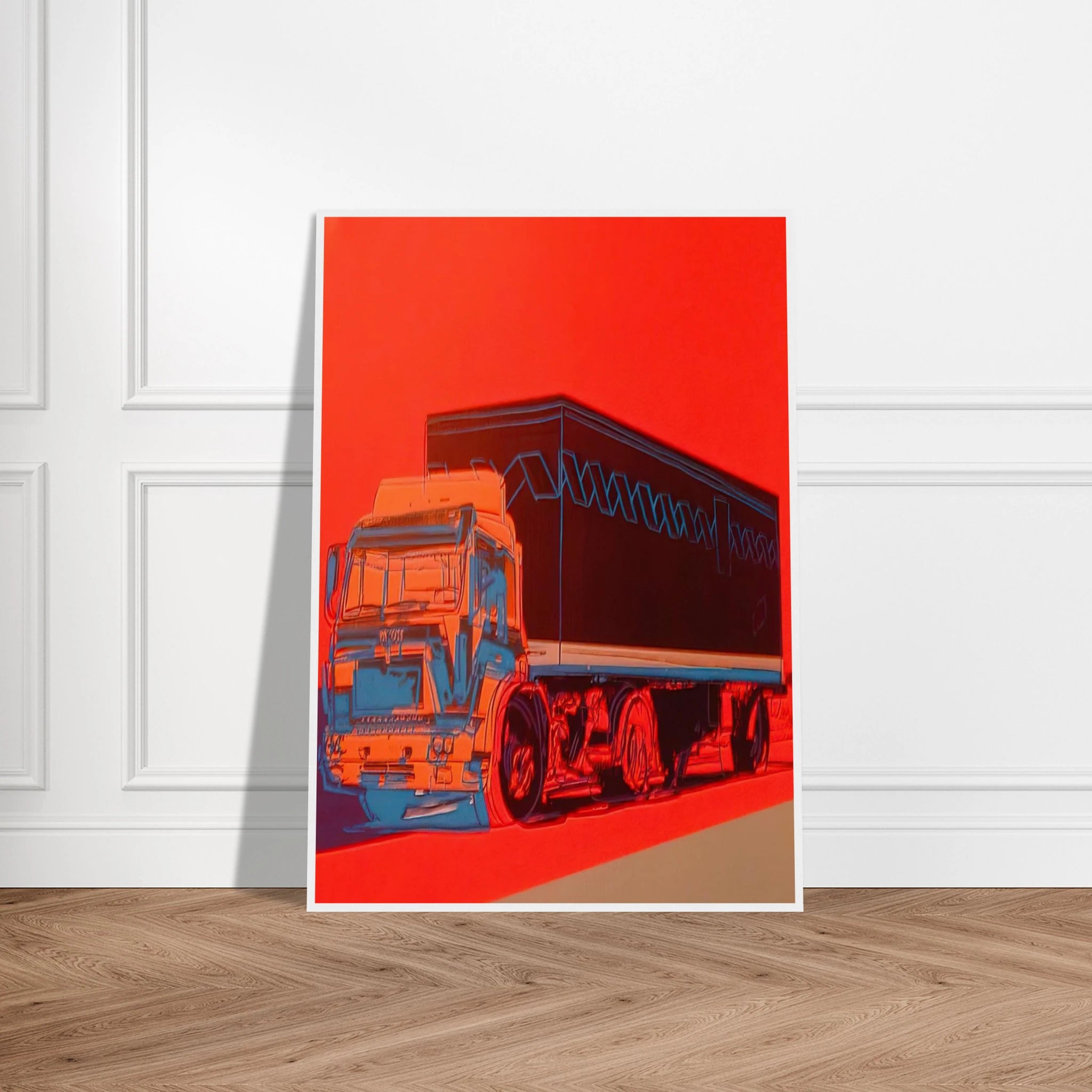 Truck Announcement Framed Poster | Andy Warhol Framed Prints Wall Art | Andy Warhol Prints