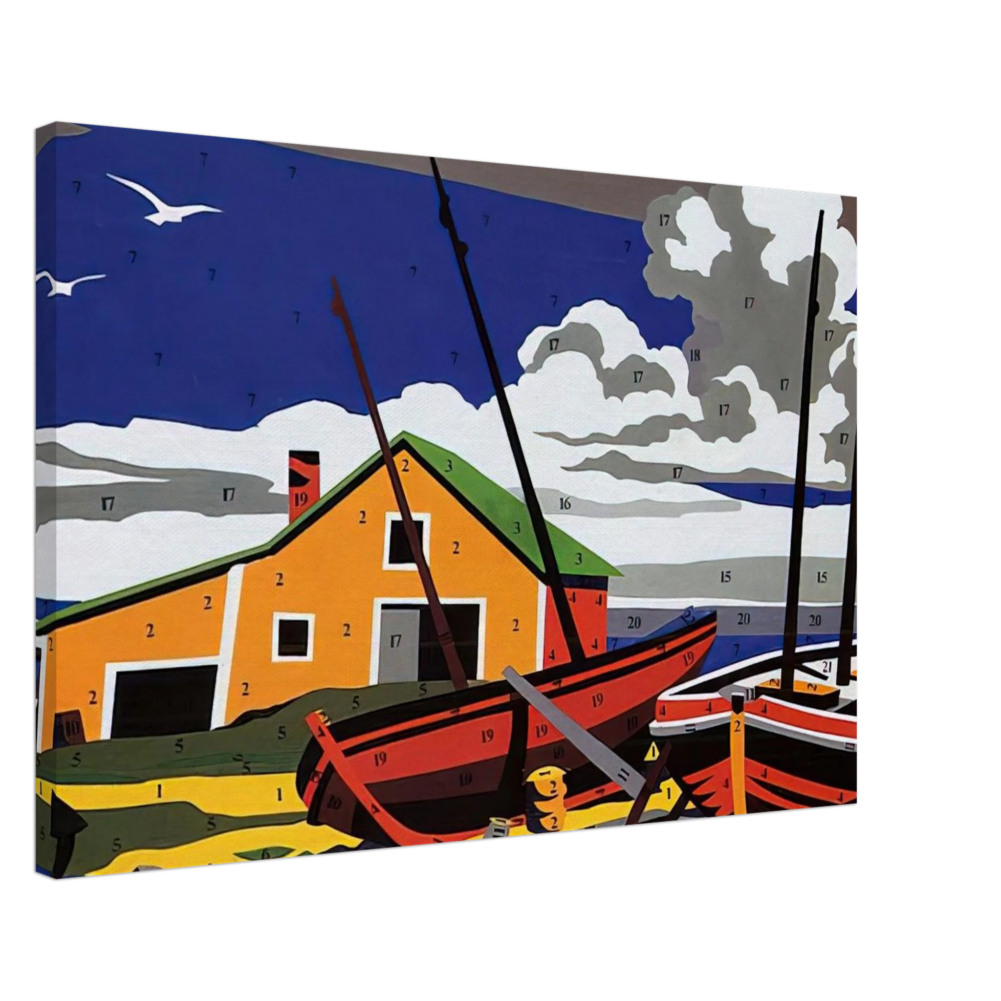 Do It Yourself  Seascape  Canvas | Andy Warhol Canvas | Andy Warhol Prints