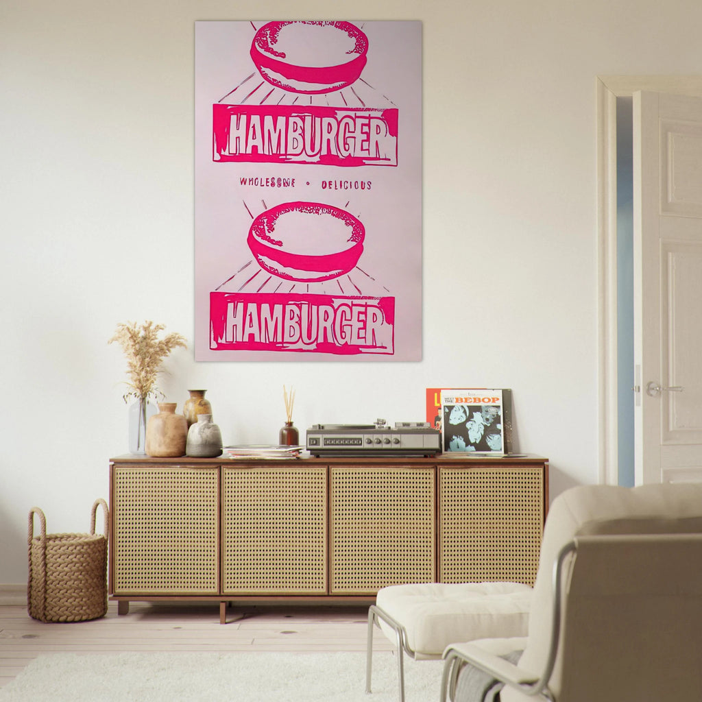 Double Hamburger Poster | Andy Warhol Poster | Andy Warhol Prints